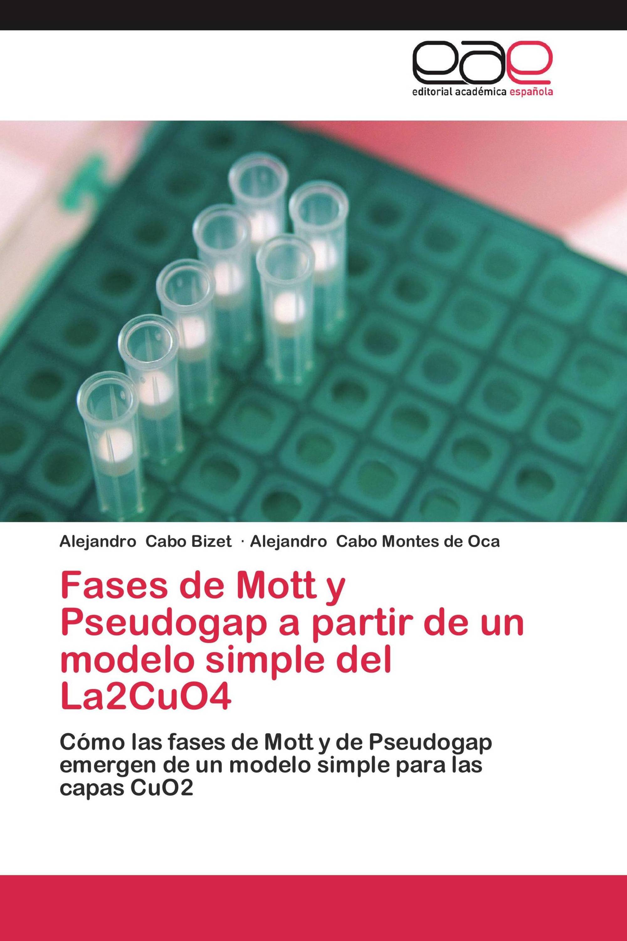 Fases de Mott y Pseudogap a partir de un modelo simple del La2CuO4