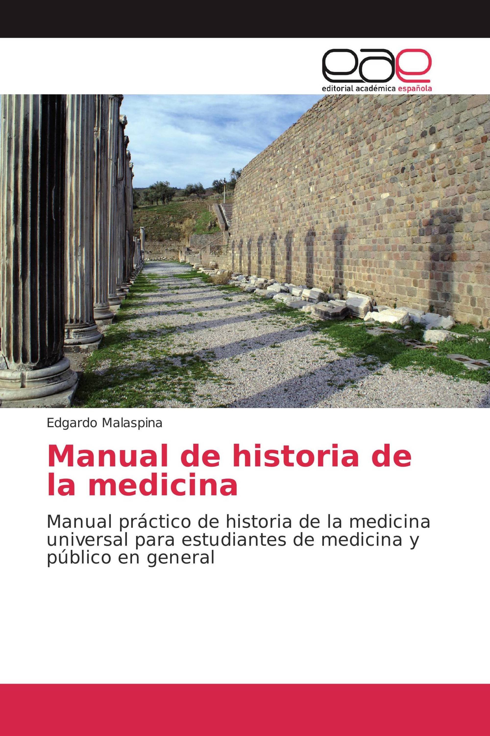 Manual de historia de la medicina