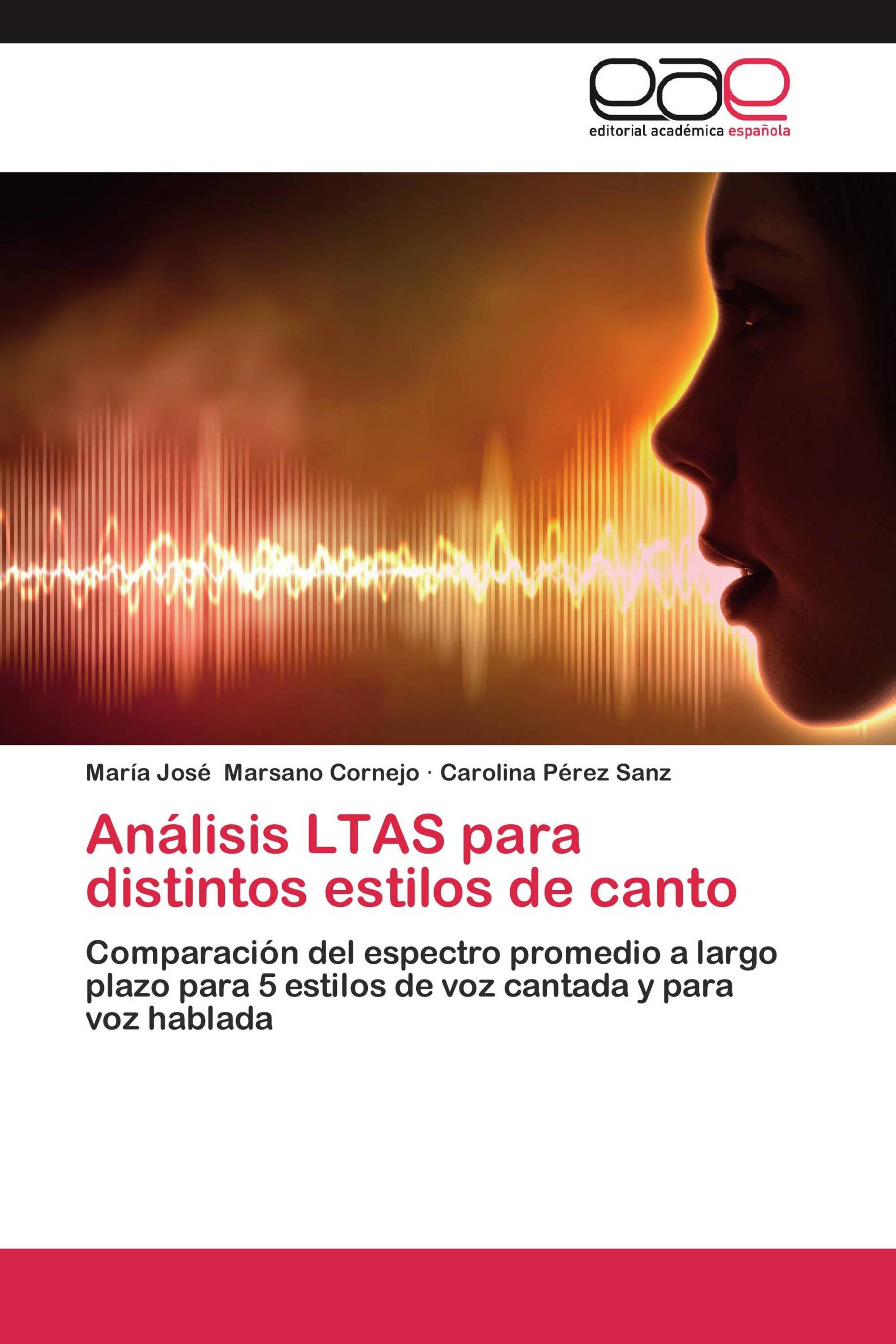 Análisis LTAS para distintos estilos de canto