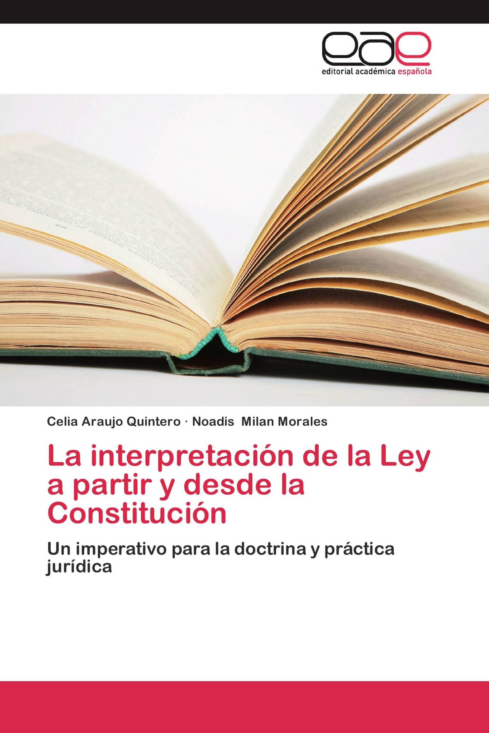 La interpretación de la Ley a partir y desde la Constitución