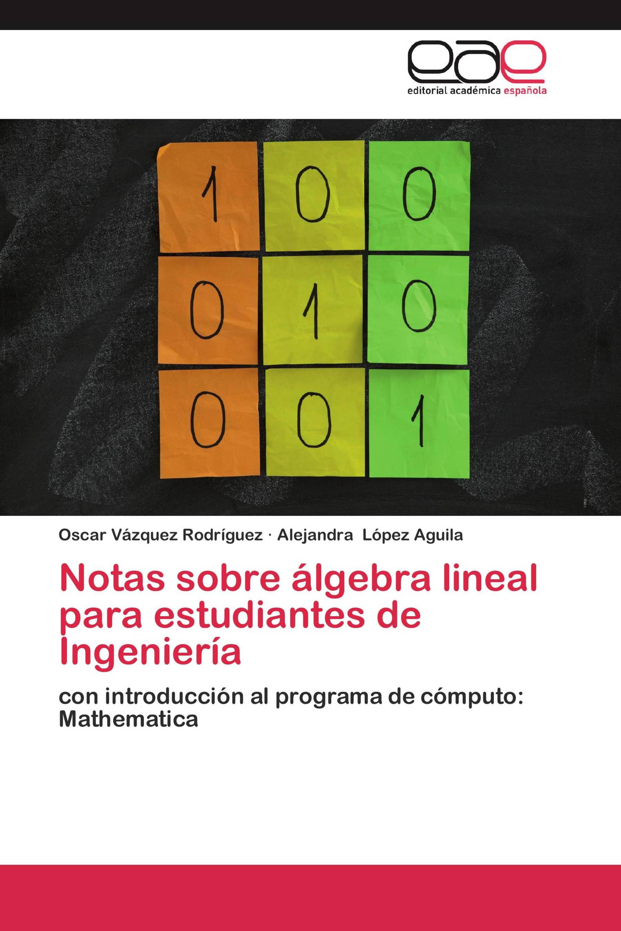 Notas sobre álgebra lineal para estudiantes de Ingeniería