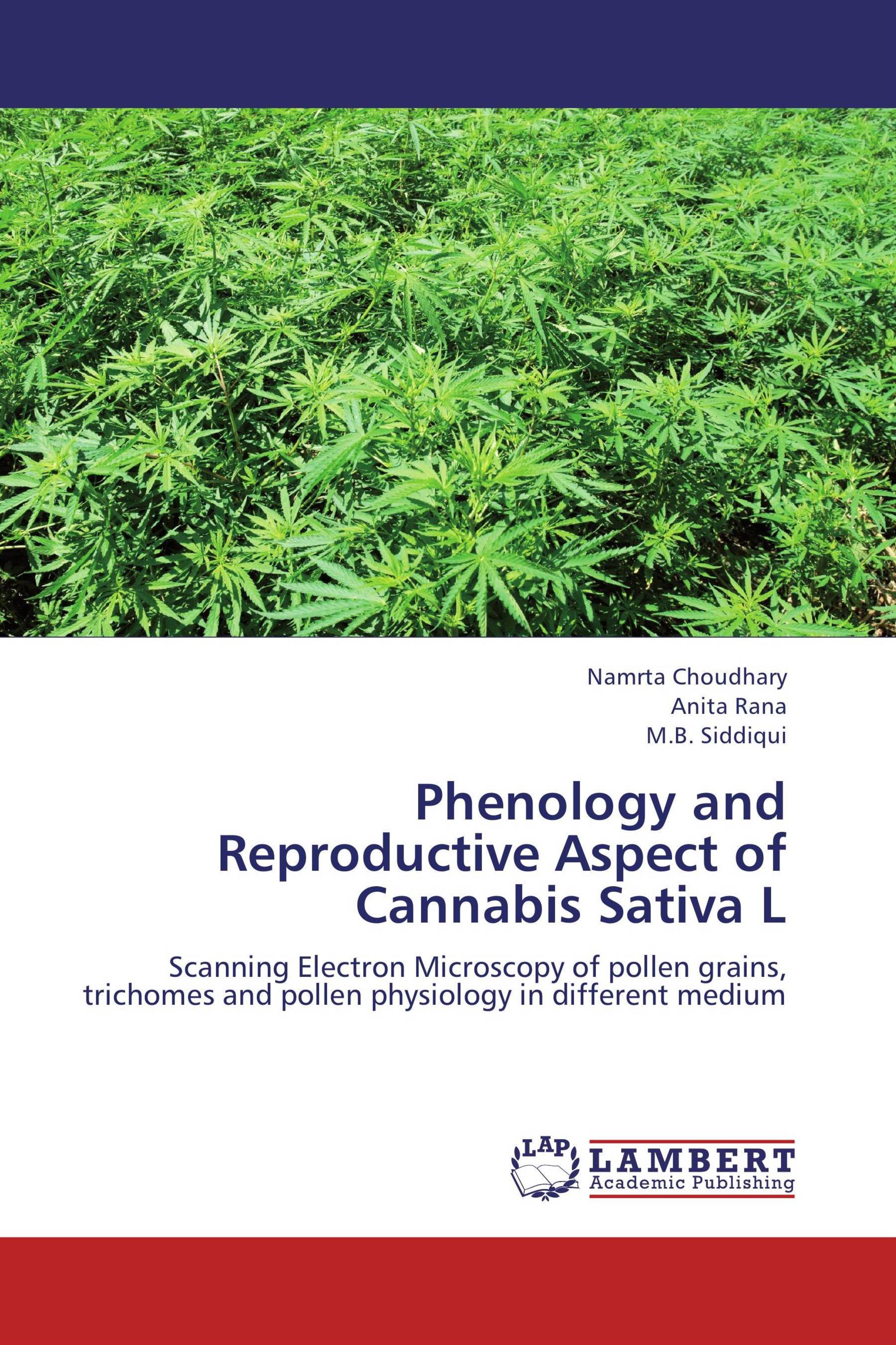 Phenology and Reproductive Aspect of Cannabis Sativa L