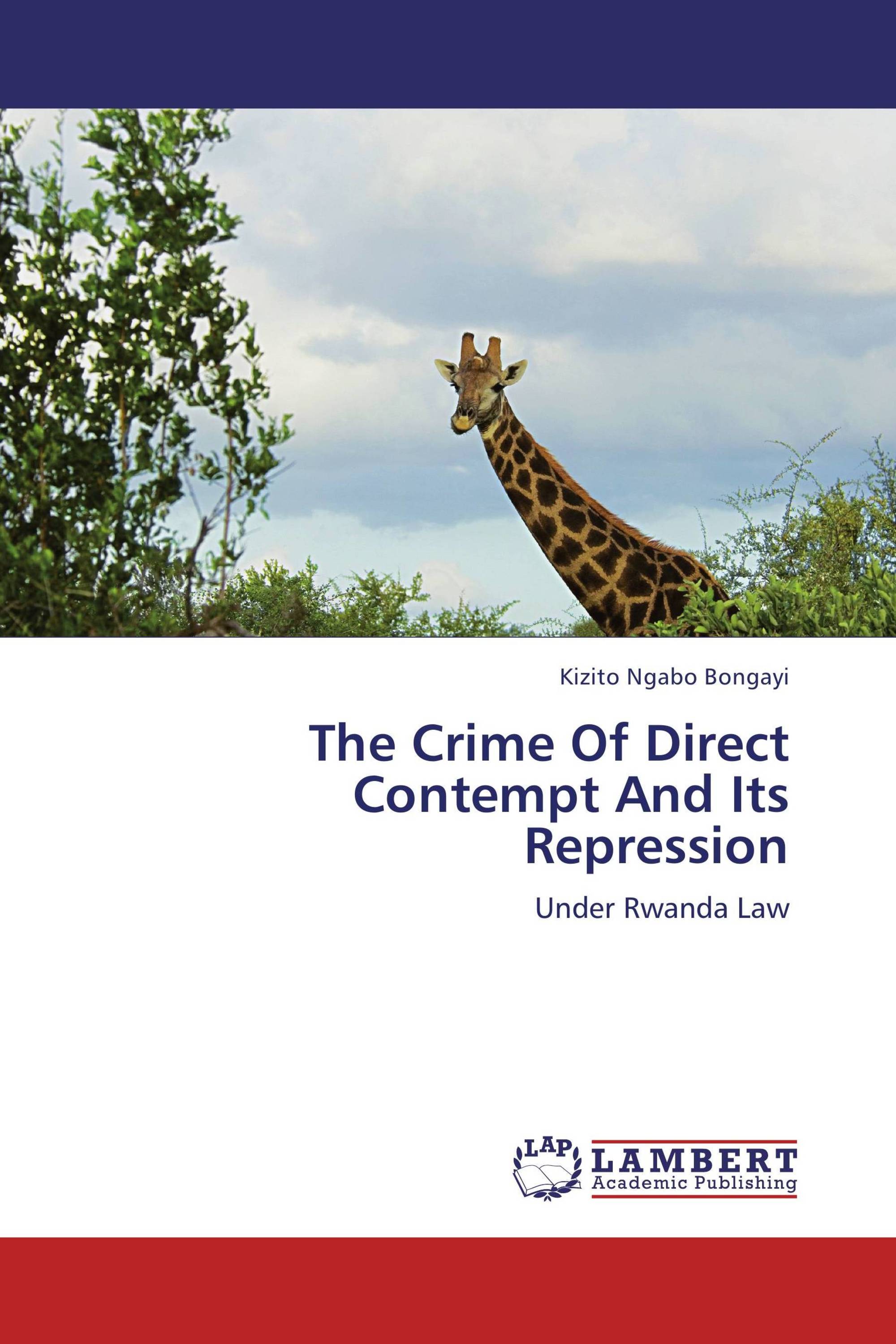 The Crime Of Direct Contempt And Its Repression