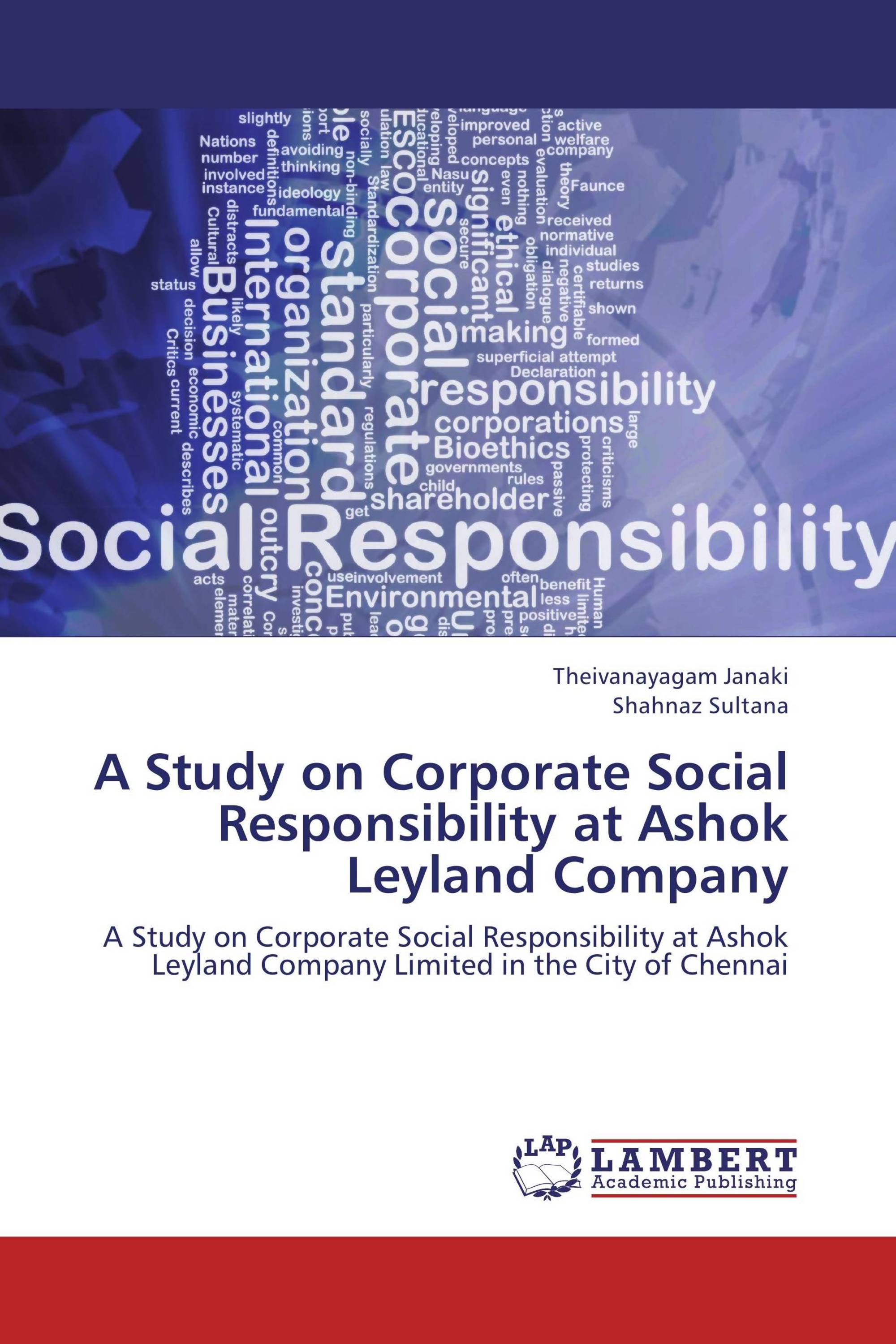 A Study On Corporate Social Responsibility At Ashok