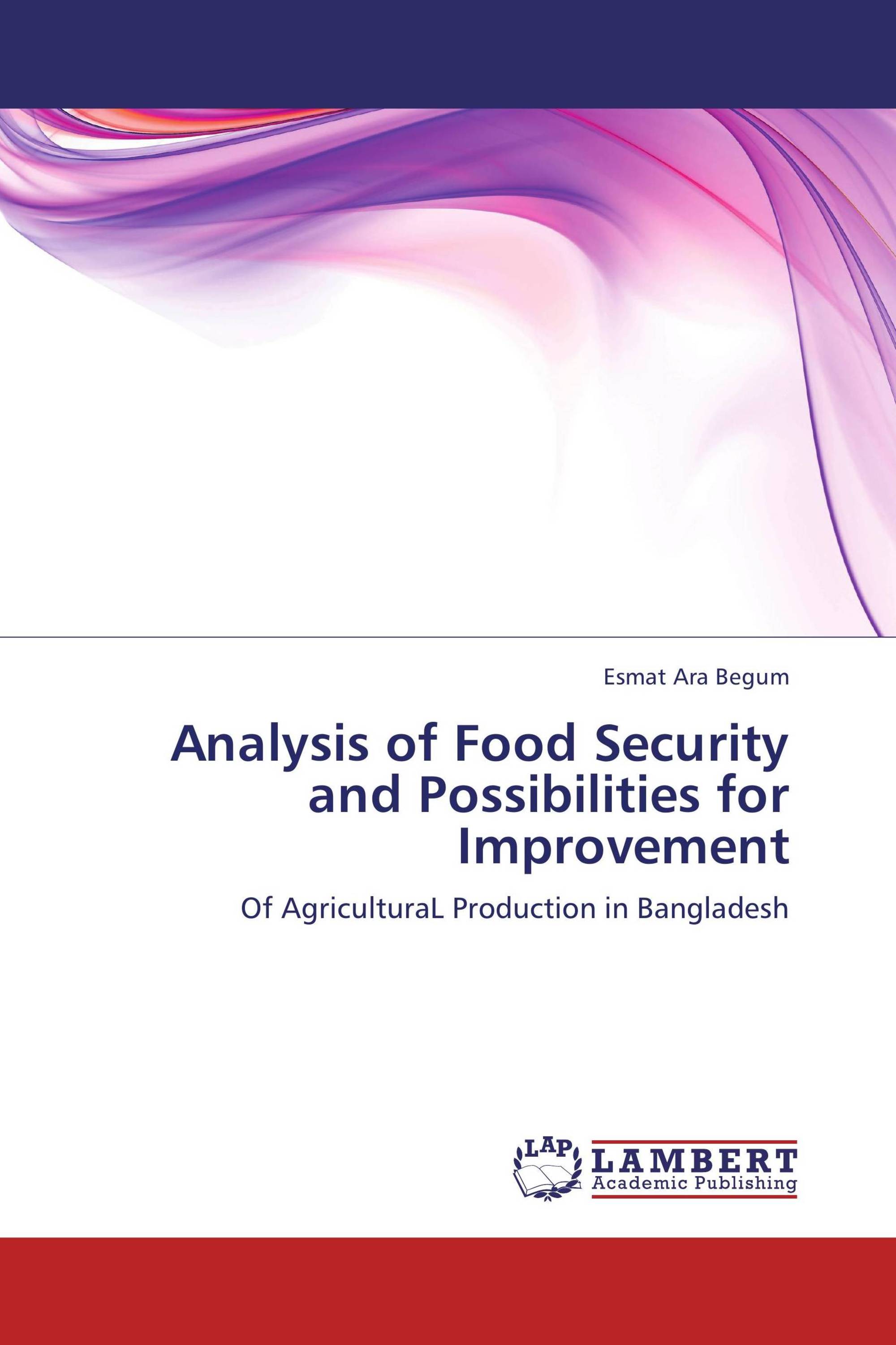 Analysis of Food Security and Possibilities for Improvement