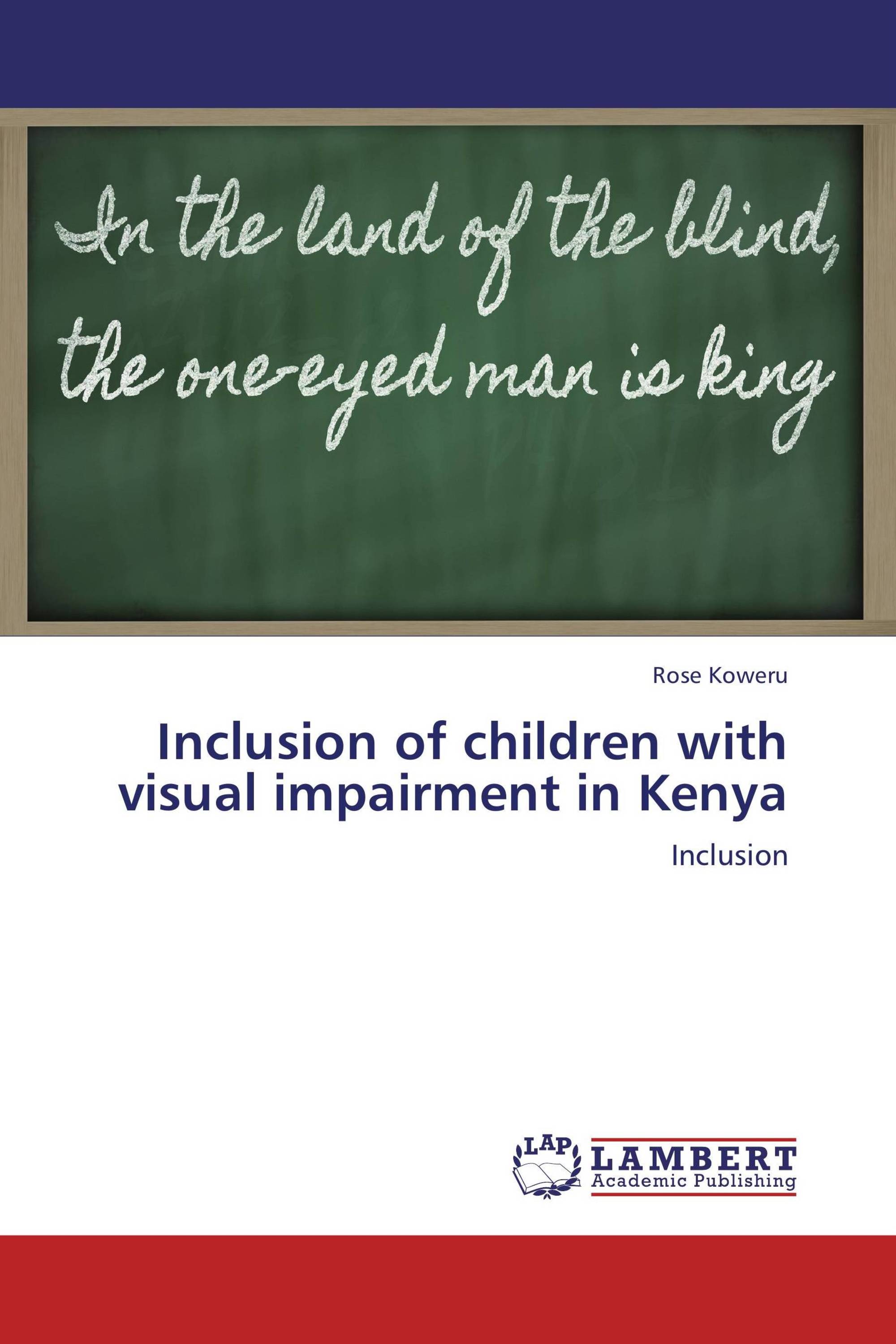 Inclusion of children with visual impairment in Kenya