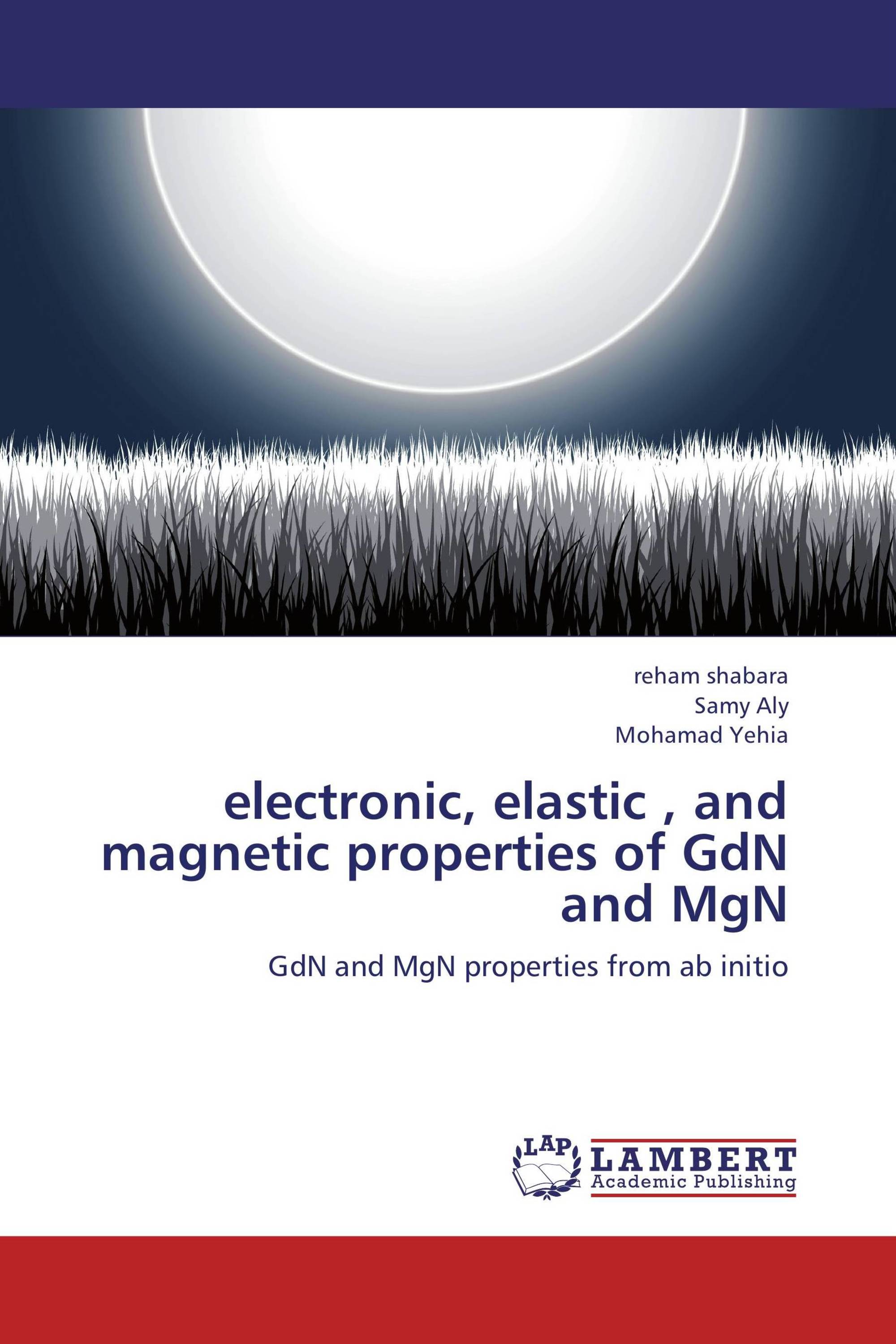 electronic, elastic , and magnetic properties of GdN and MgN