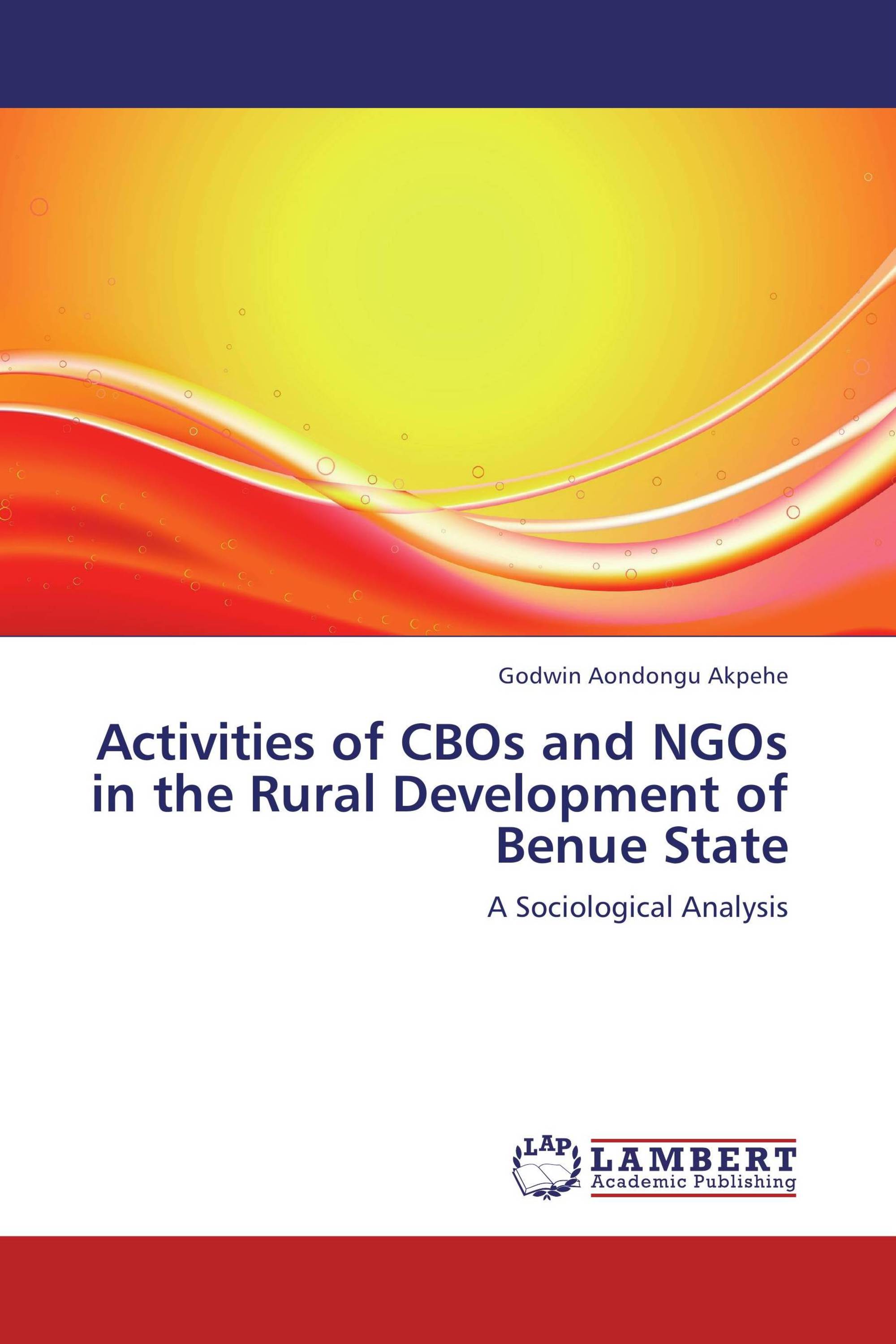 Activities of CBOs and NGOs in the Rural Development of Benue State