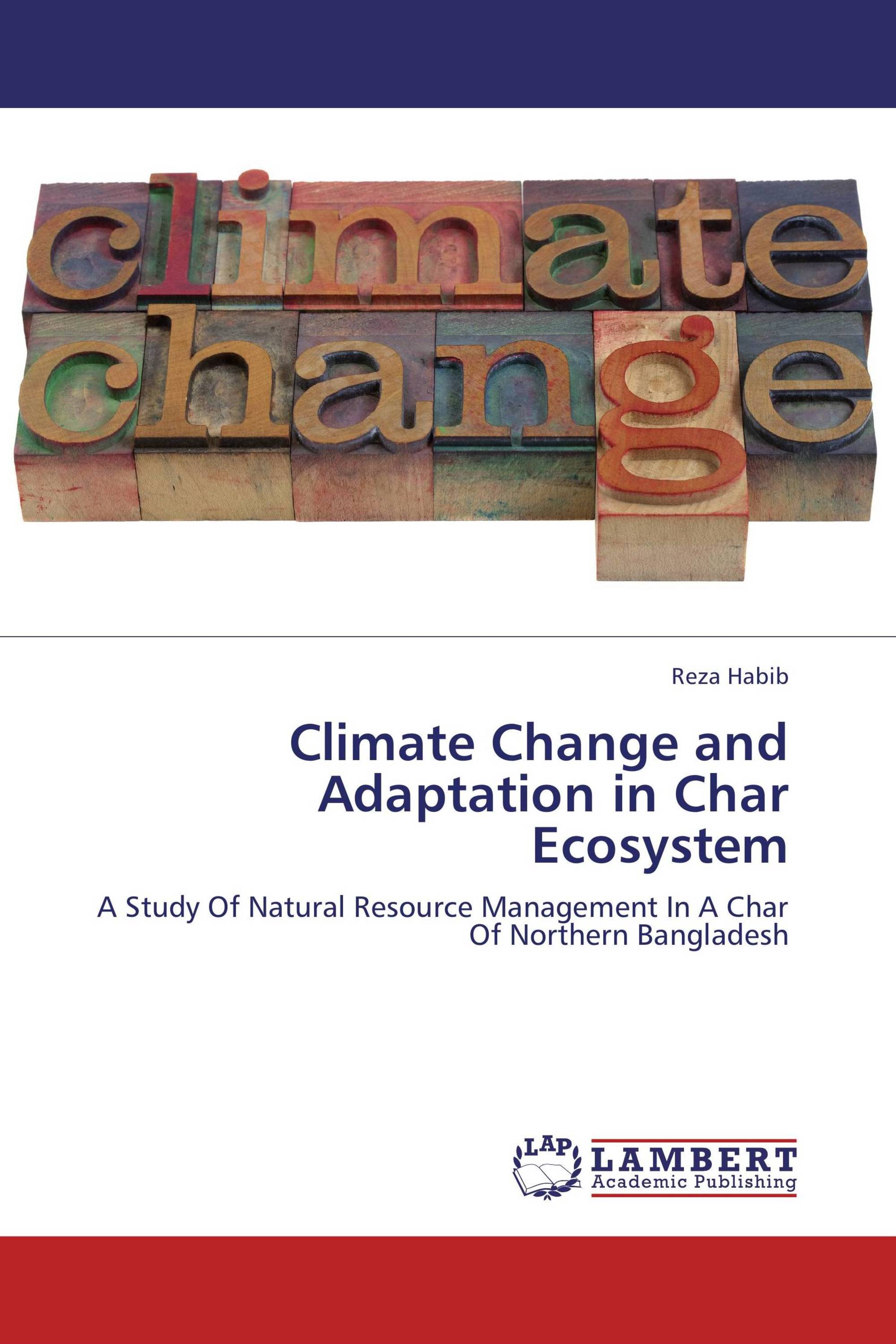 Climate Change And Adaptation In Char Ecosystem 978 3 659 24491 9 