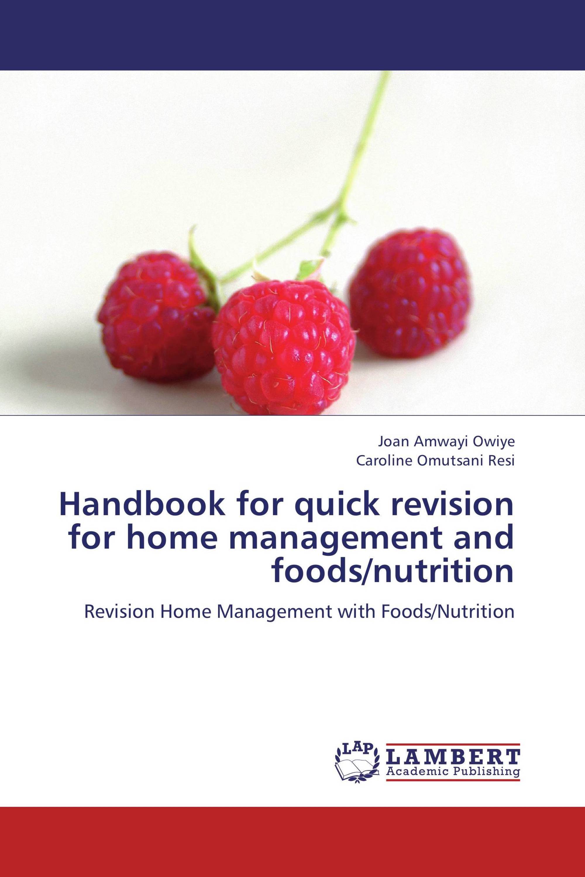 Handbook for quick revision for home management and foods/nutrition