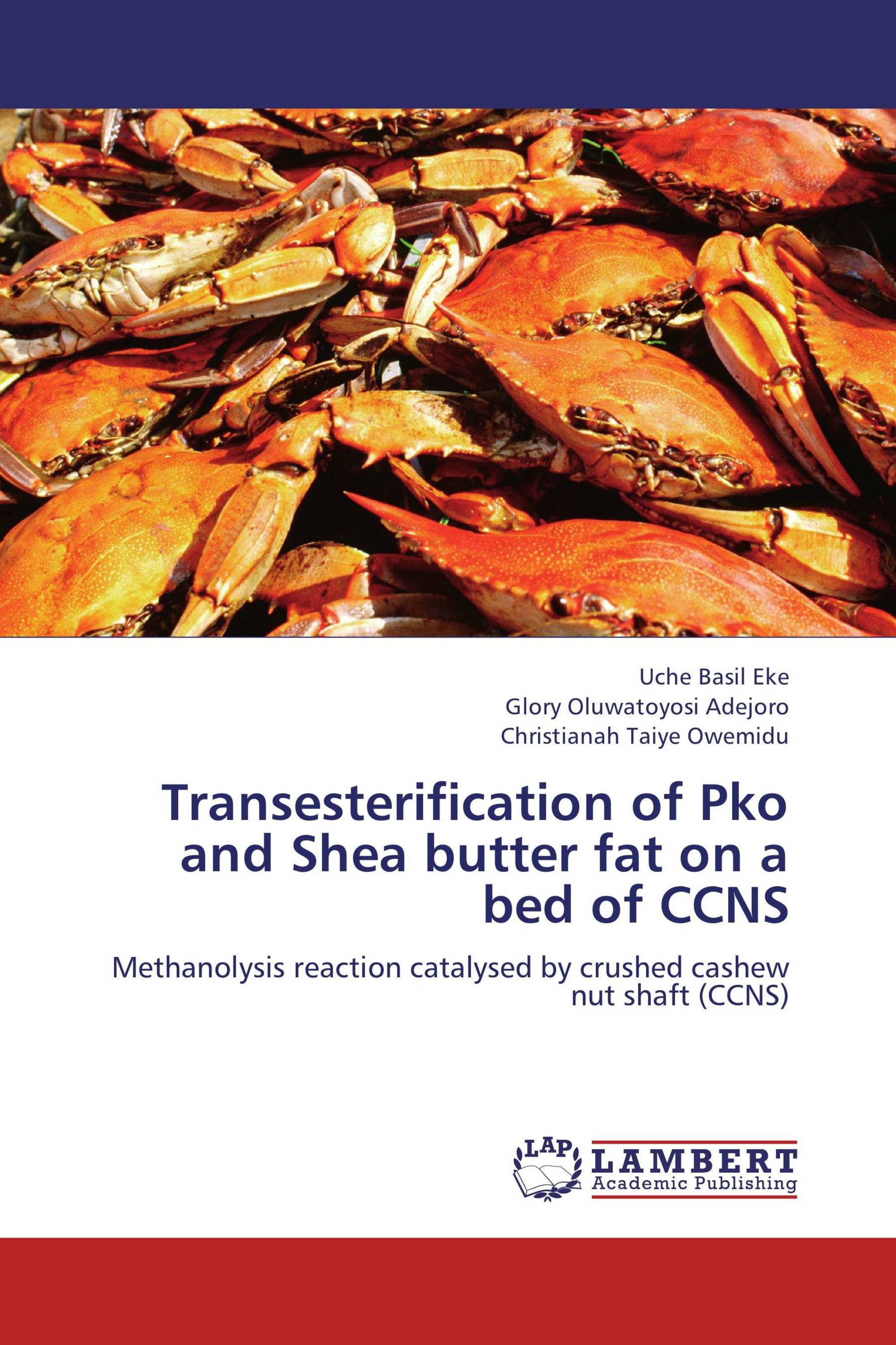 Transesterification of Pko and Shea butter fat on a bed of CCNS