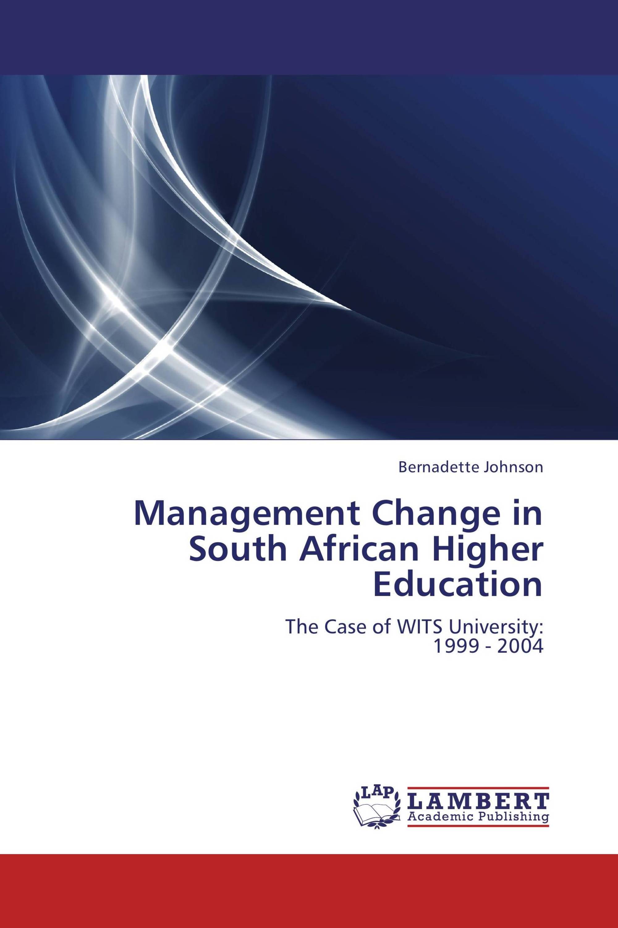 Management Change in South African Higher Education