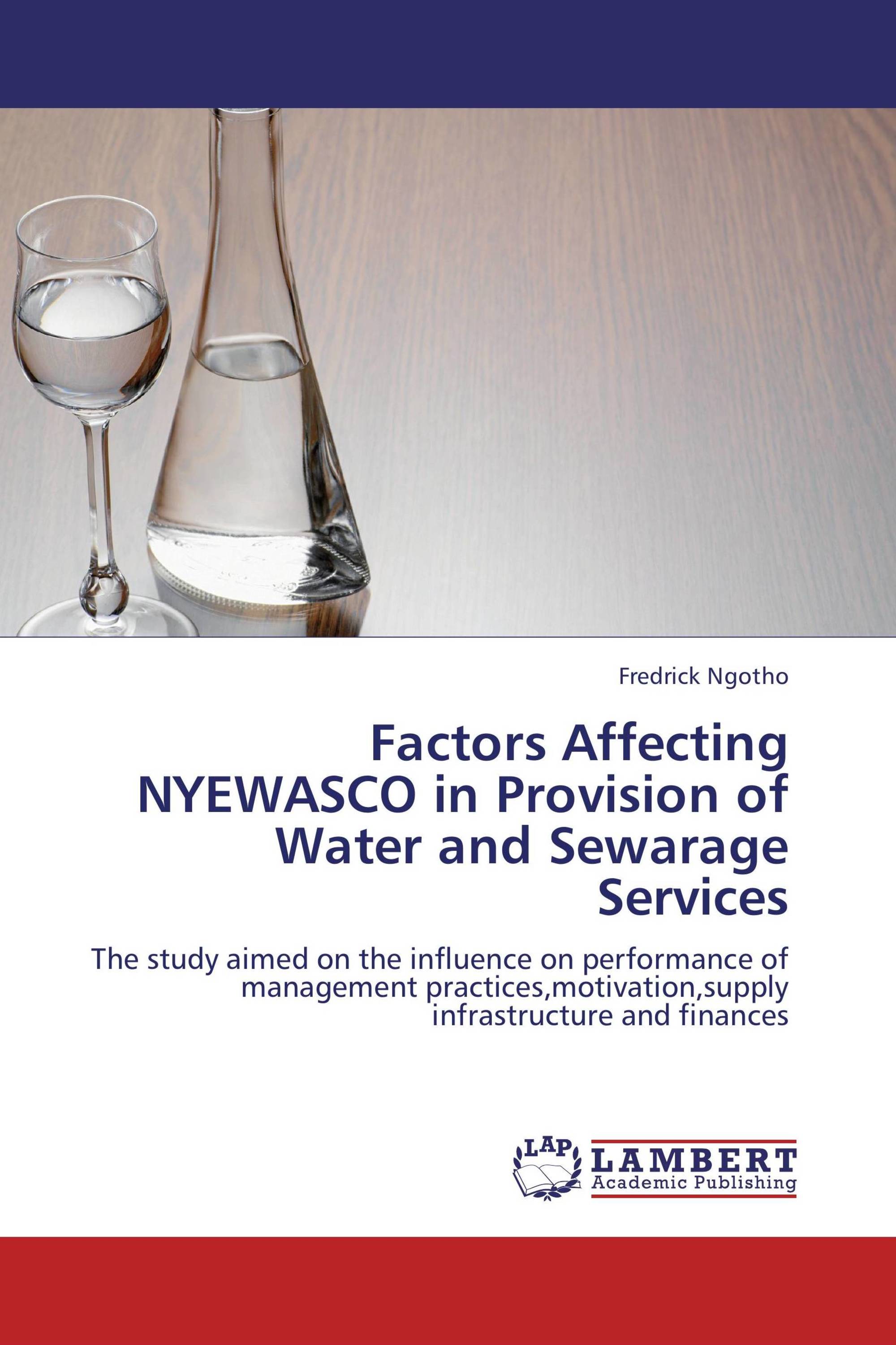 Factors Affecting NYEWASCO in Provision of Water and Sewarage Services