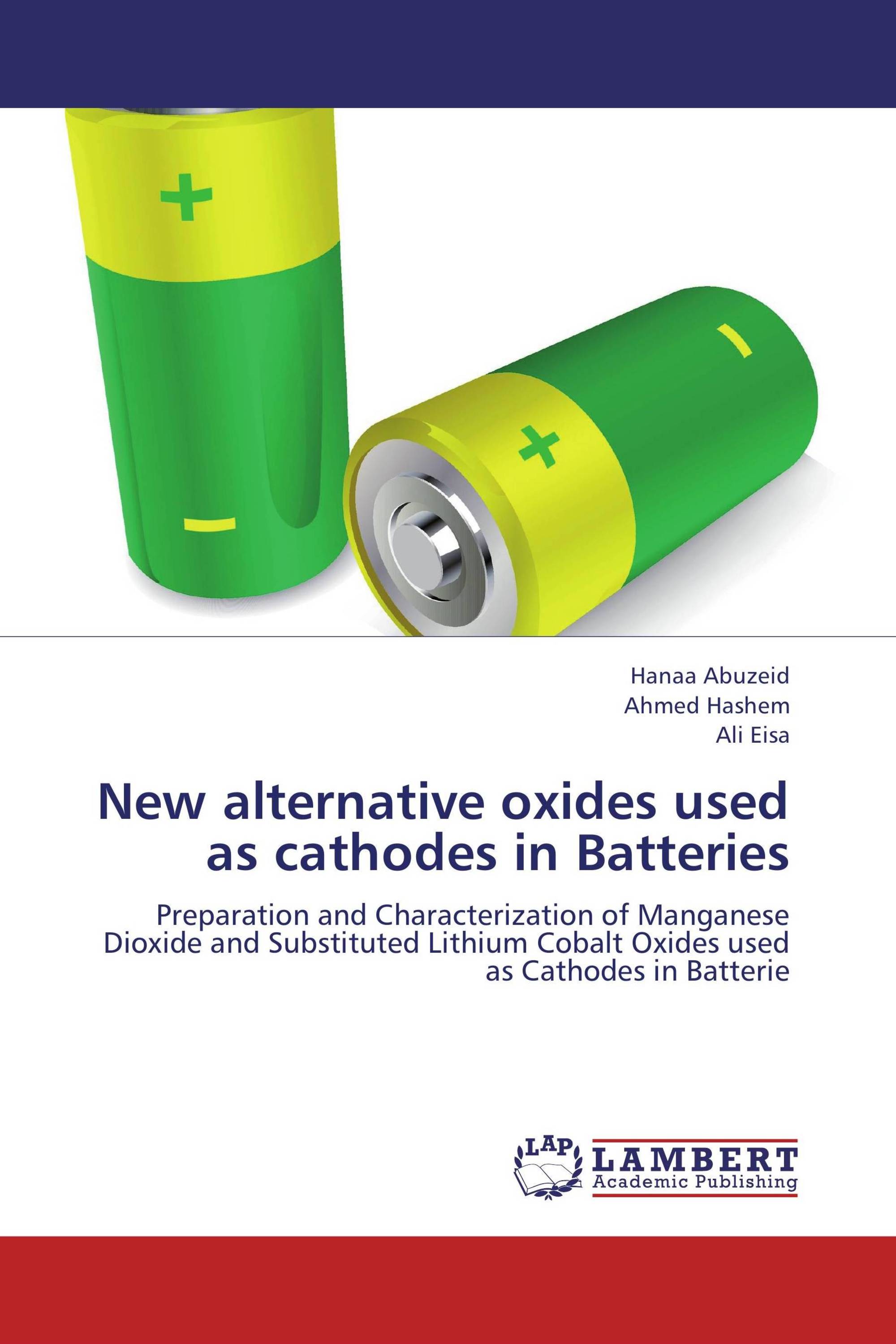 New alternative oxides used as cathodes in Batteries