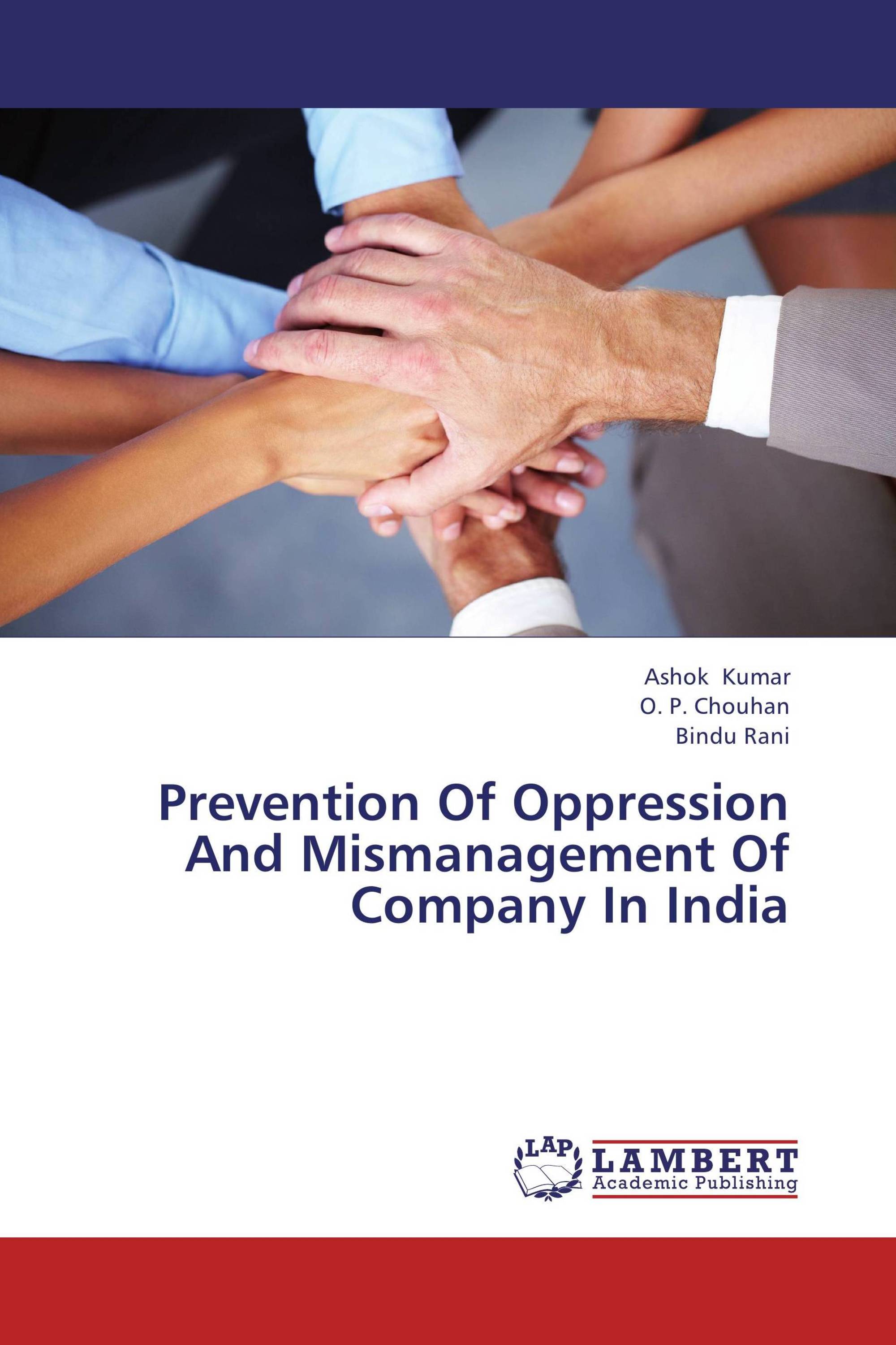 Prevention Of Oppression And Mismanagement Of Company In India