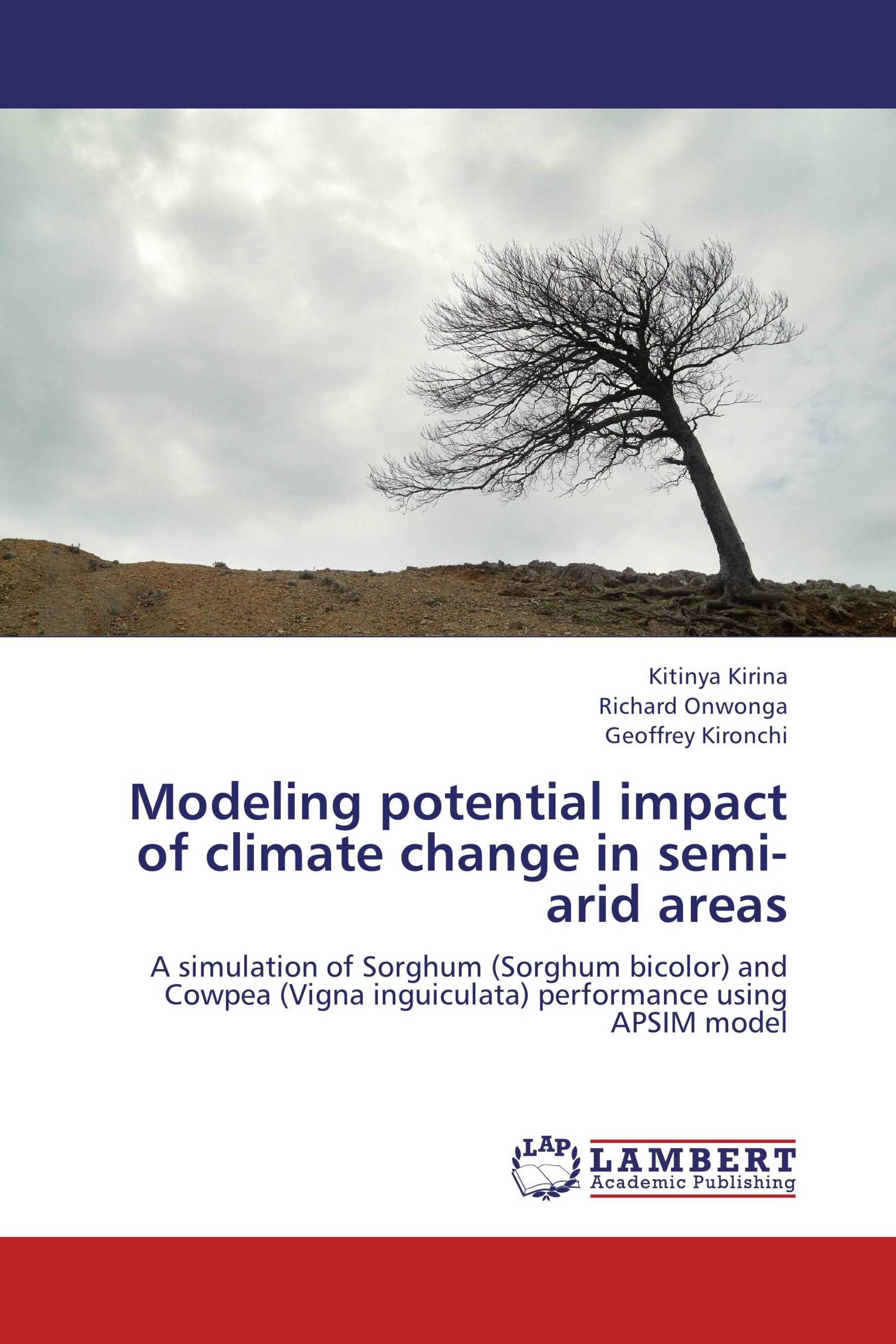 Modeling potential impact of climate change in semi-arid areas