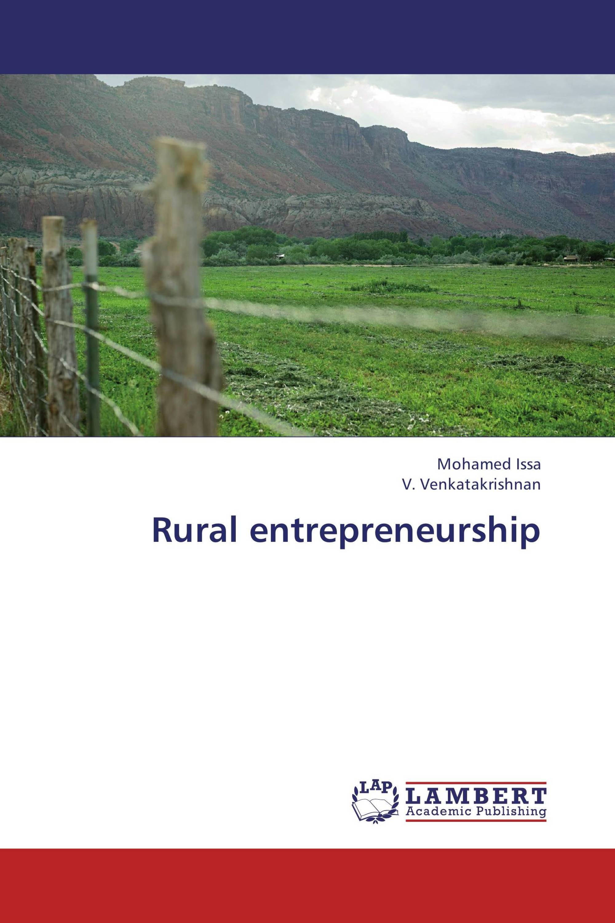 Rural entrepreneurship / 978-3-659-38199-7 / 9783659381997 / 3659381993