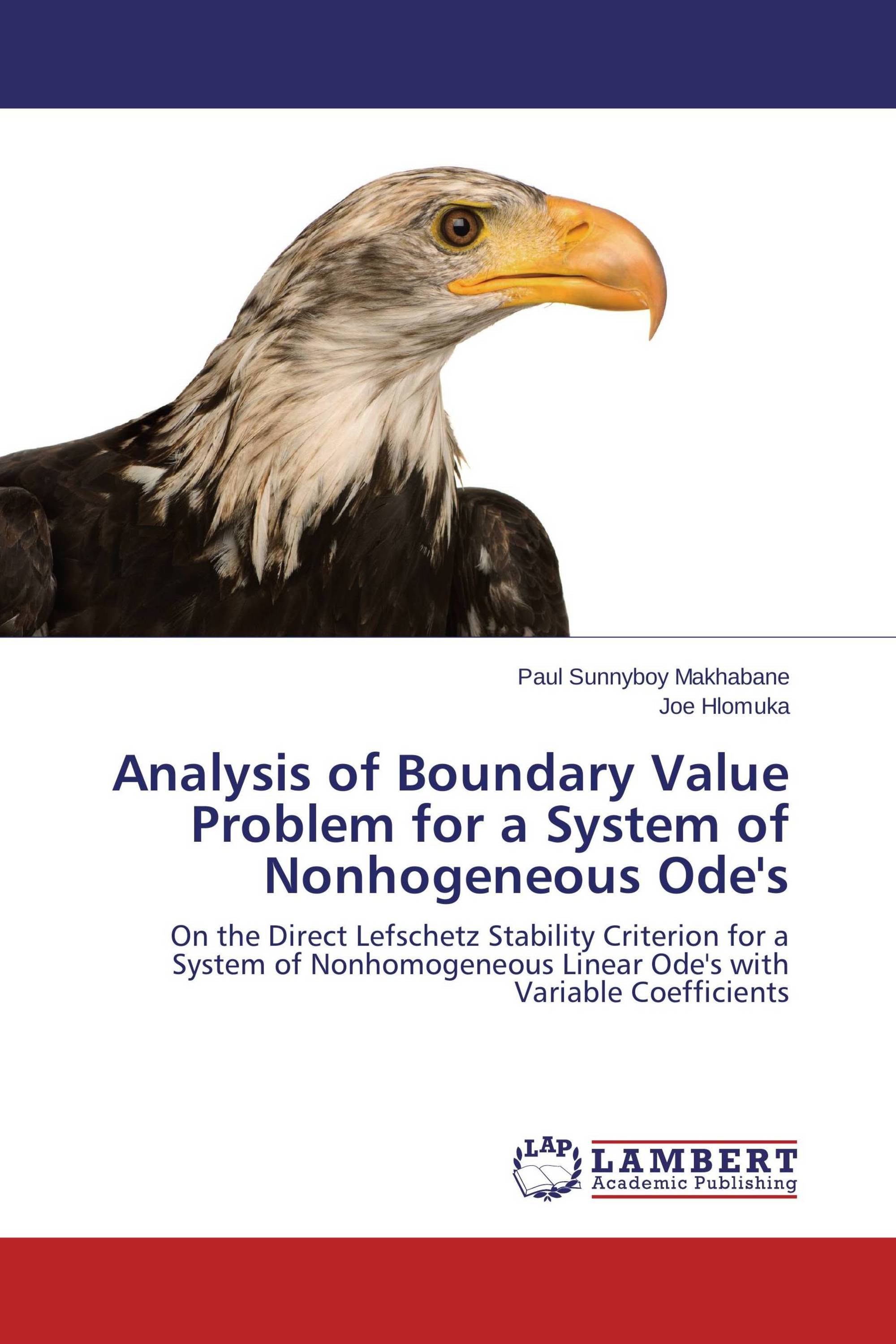 Analysis Of Boundary Value Problem For A System Of Nonhogeneous Ode s