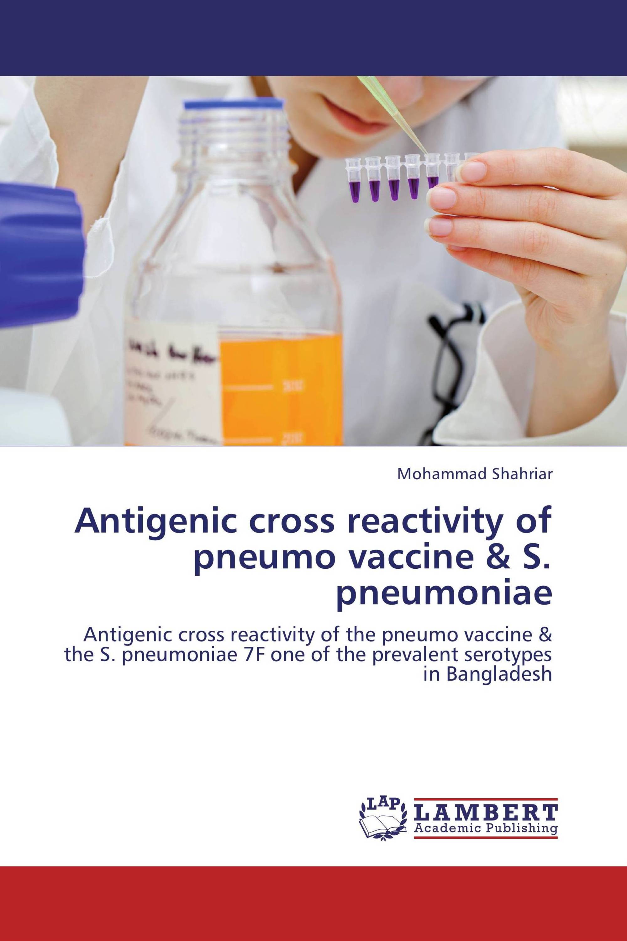 Antigenic cross reactivity of pneumo vaccine & S. pneumoniae / 9783