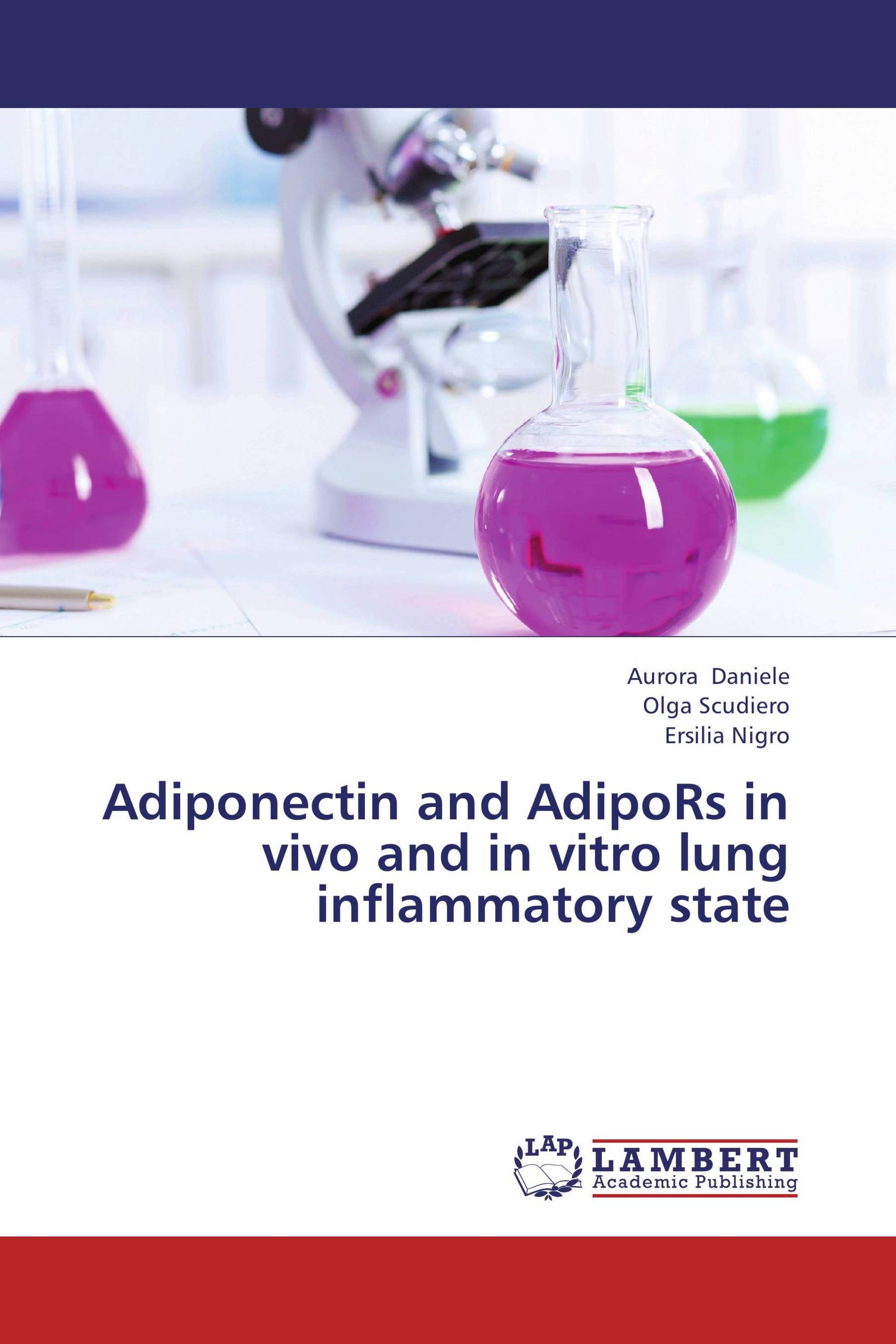 Adiponectin and AdipoRs in vivo and in vitro lung inflammatory state