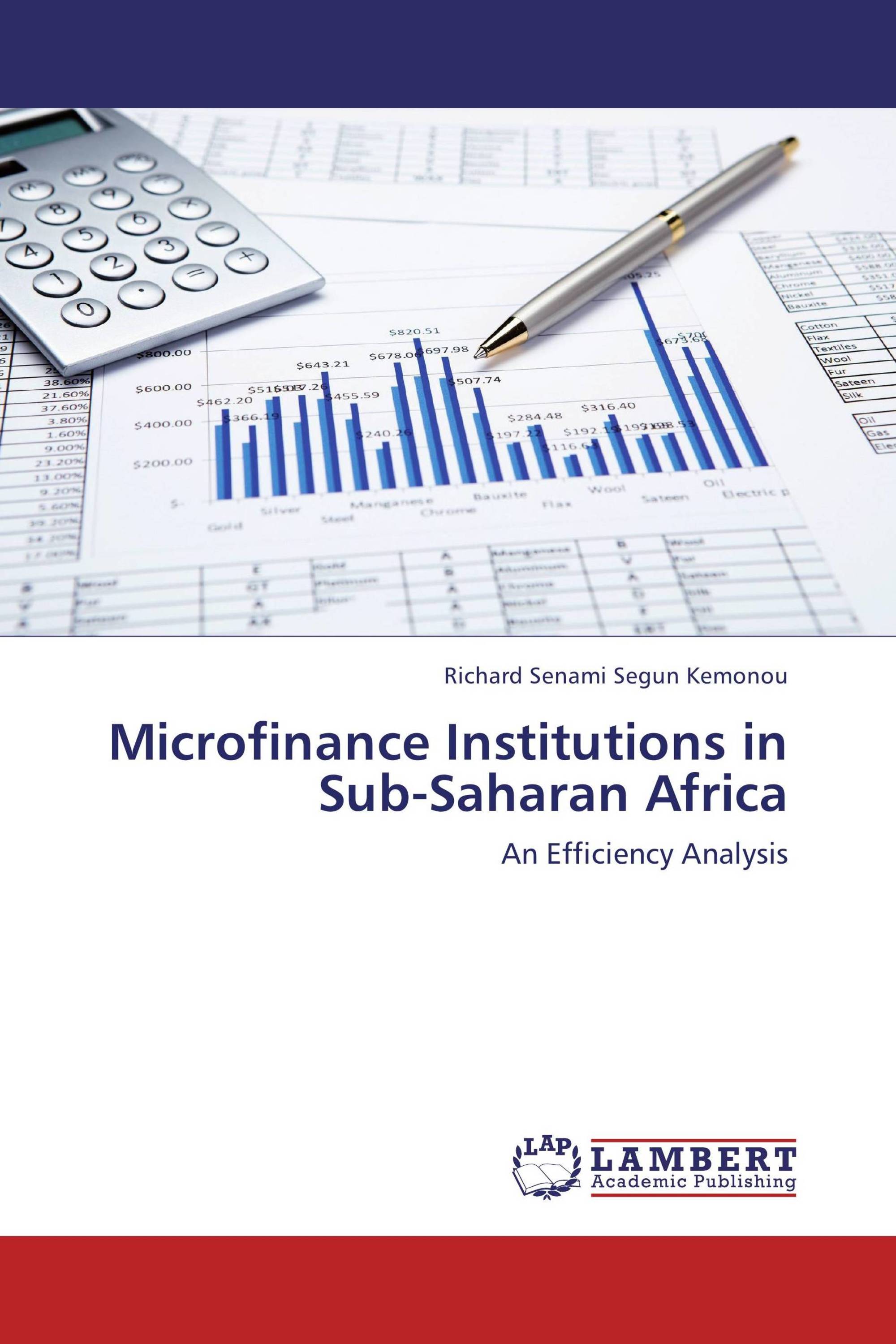 Microfinance Institutions In Sub-Saharan Africa / 978-3-659-42932-3 ...