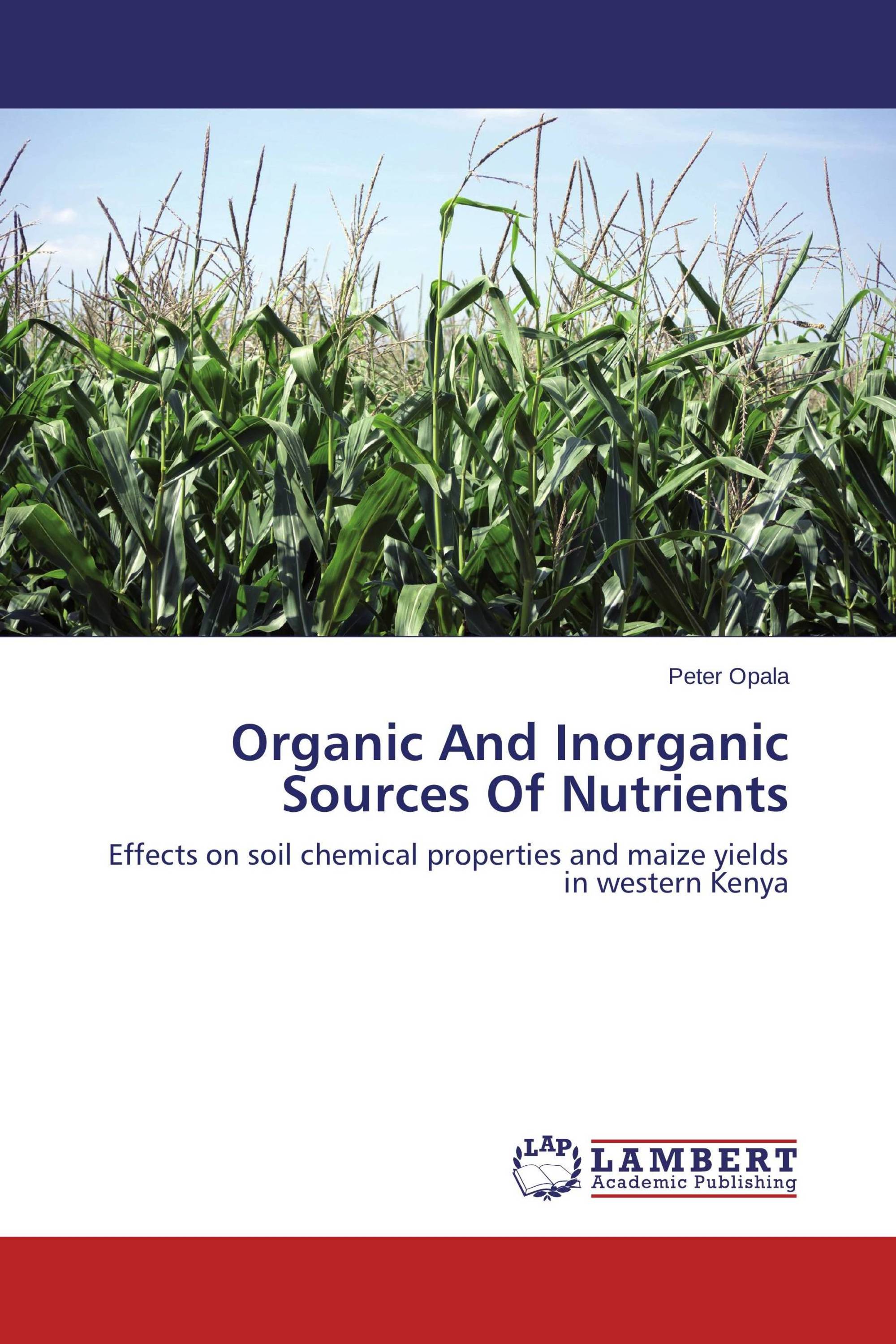 Organic And Inorganic Sources Of Nutrients