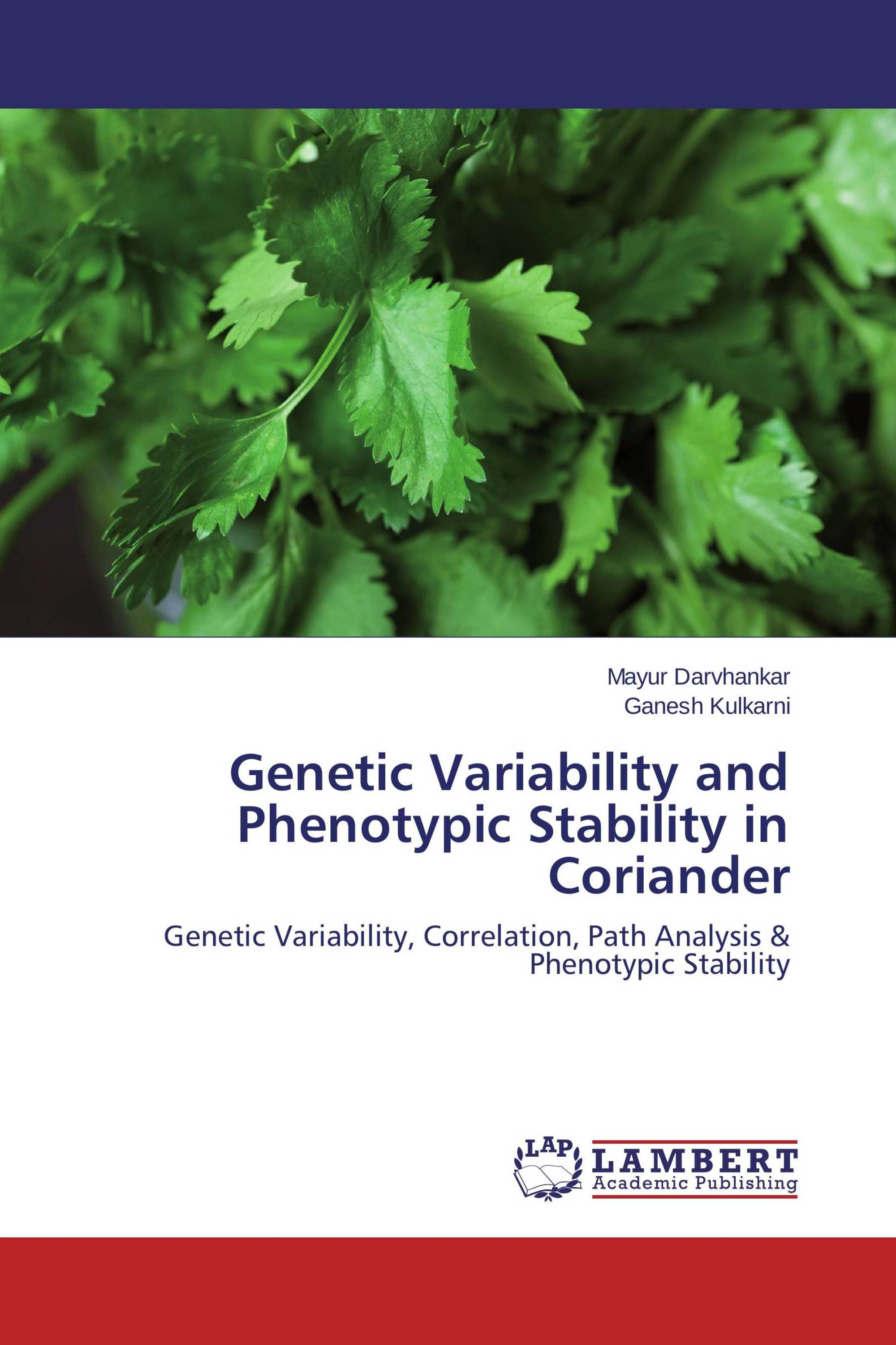 Variability and Phenotypic Stability in Coriander / 9783659