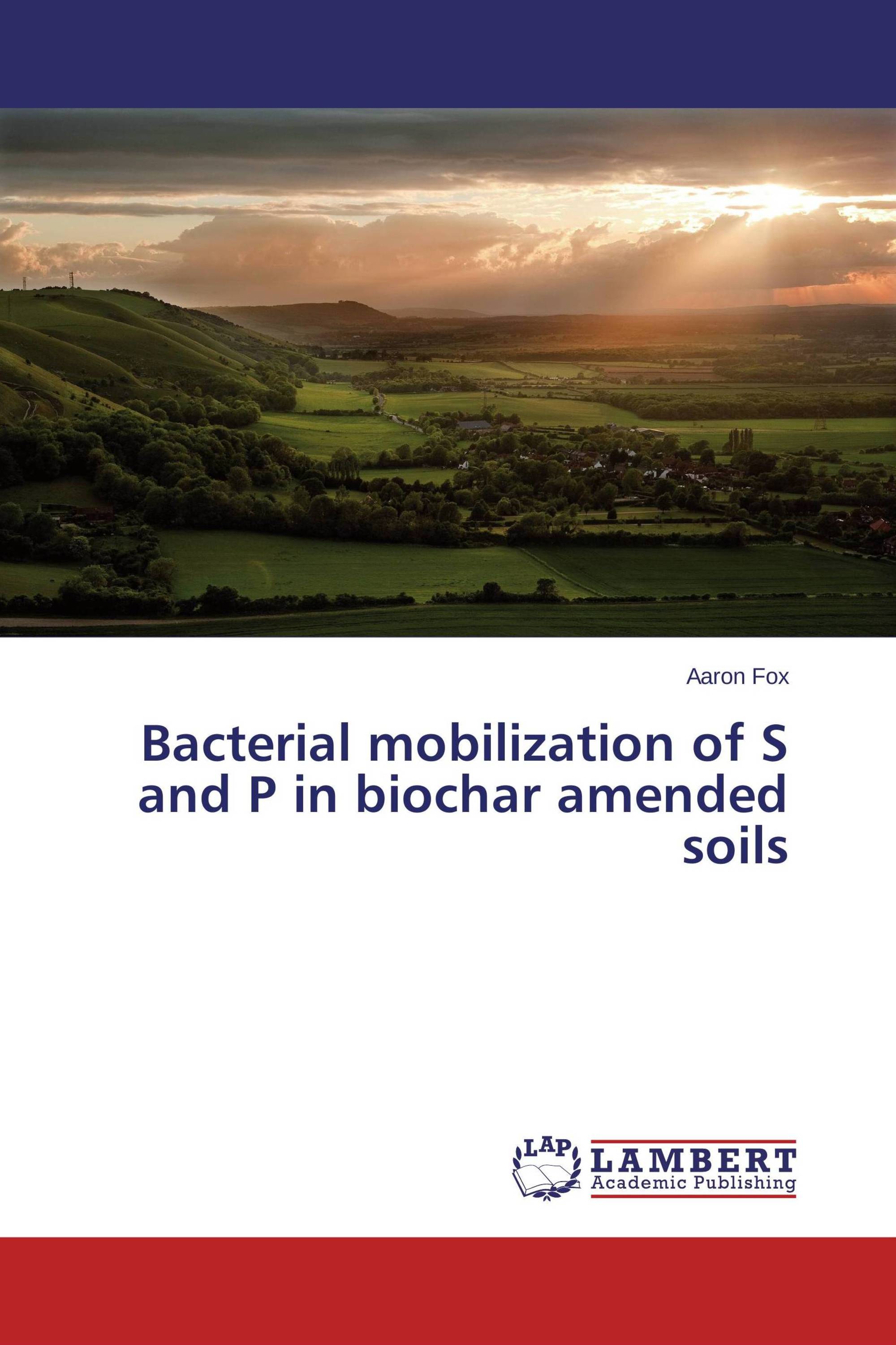 Bacterial mobilization of S and P in biochar amended soils