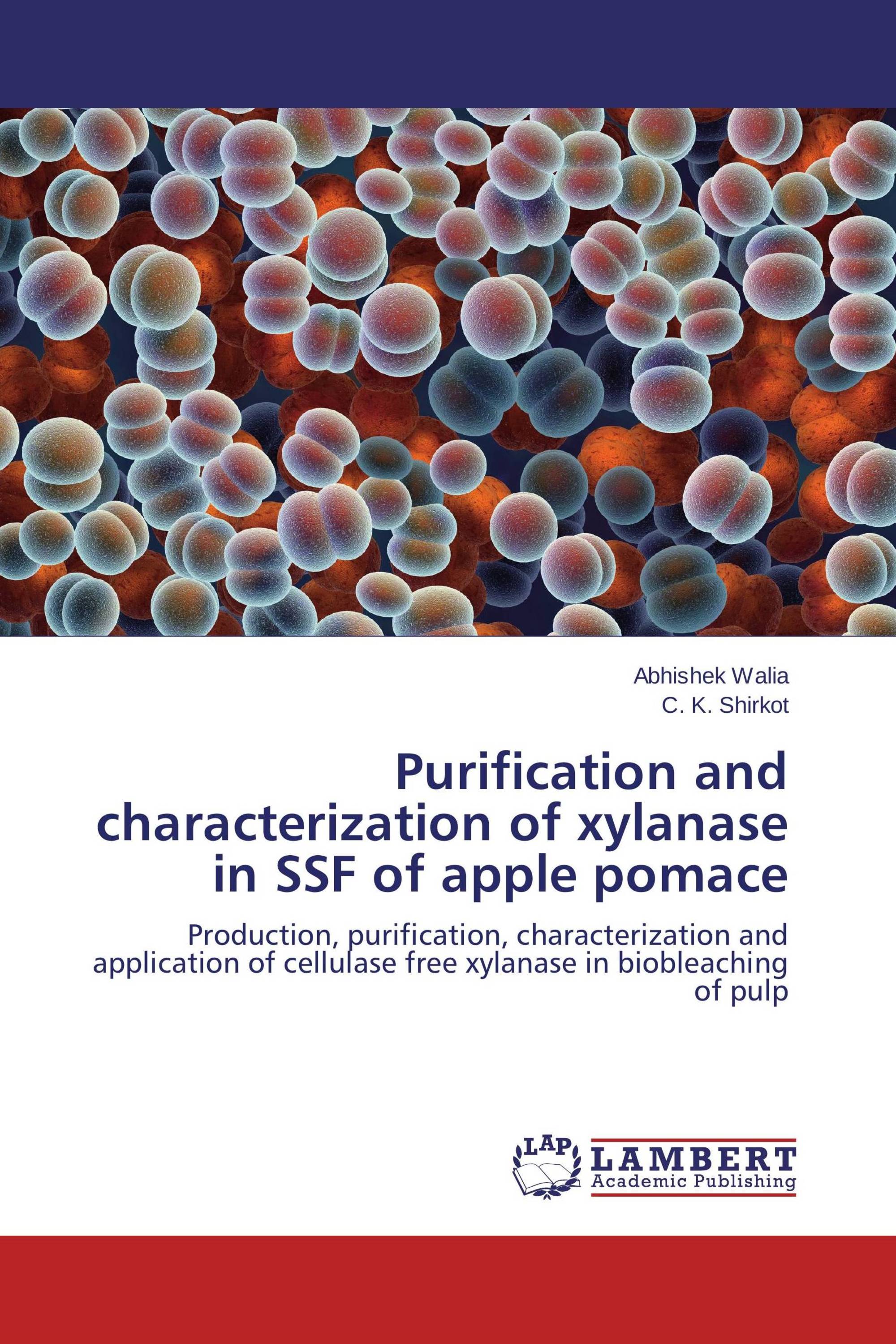 Purification and characterization of xylanase in SSF of apple pomace