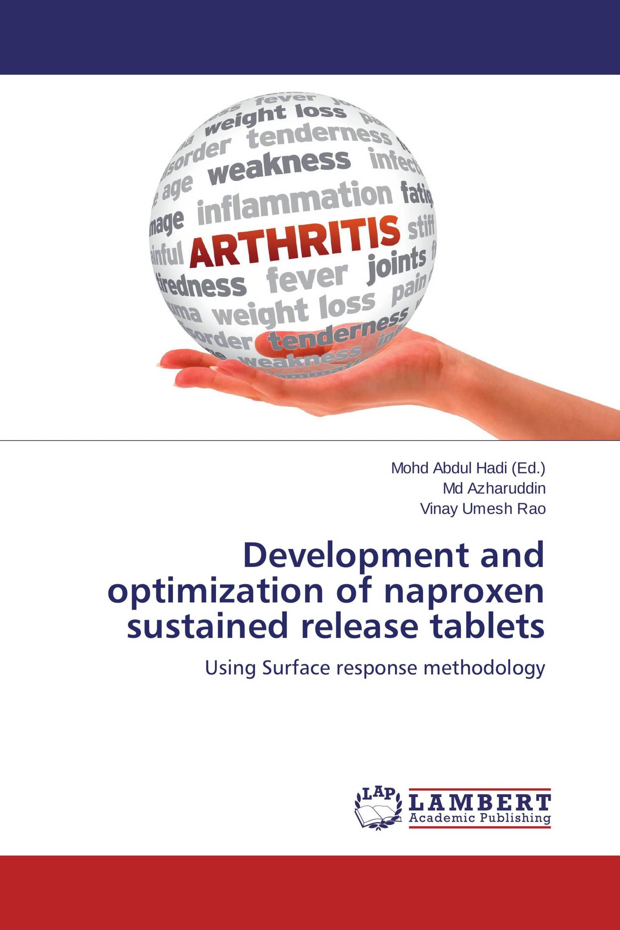 Development and optimization of naproxen sustained release tablets