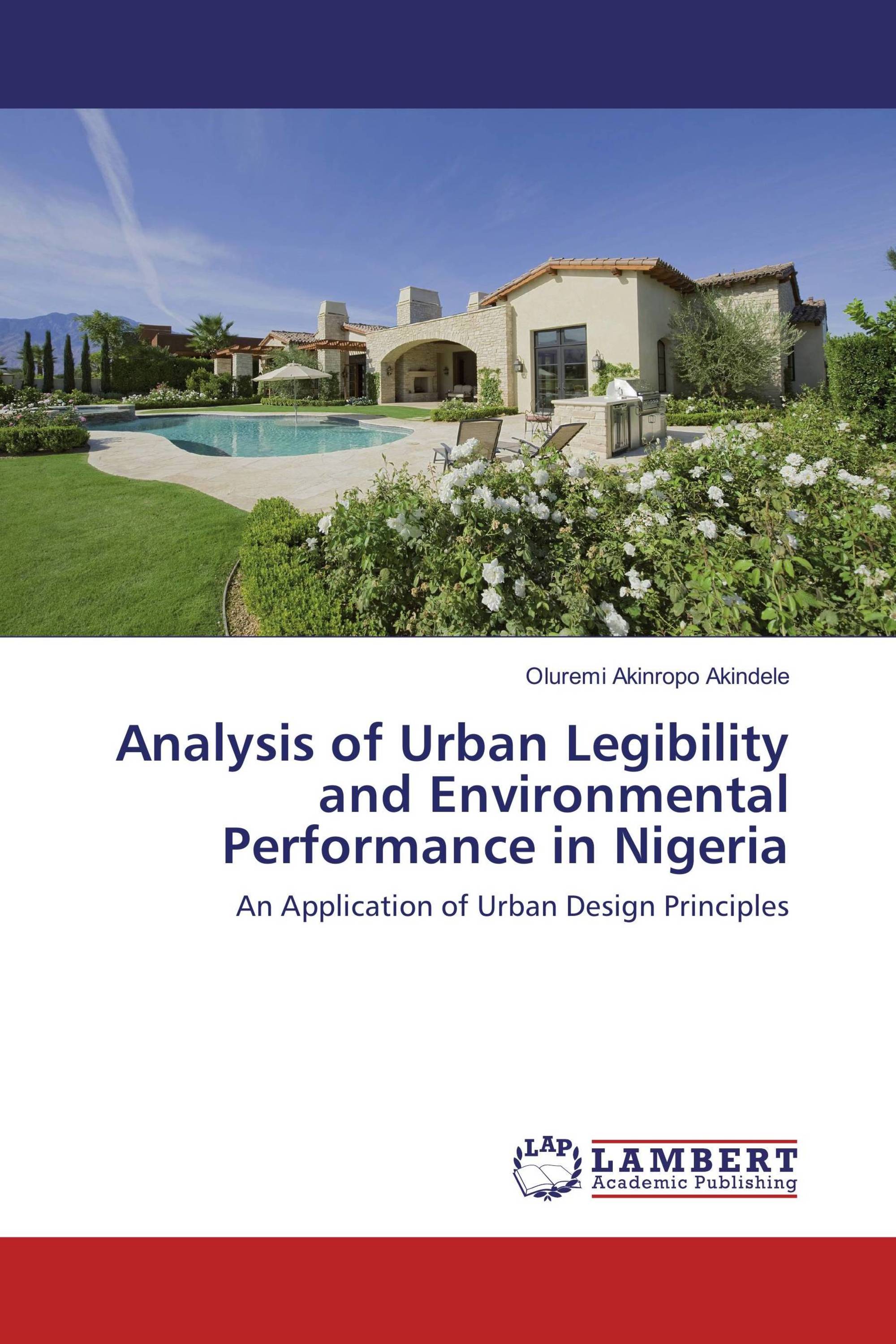 Analysis of Urban Legibility and Environmental Performance in Nigeria