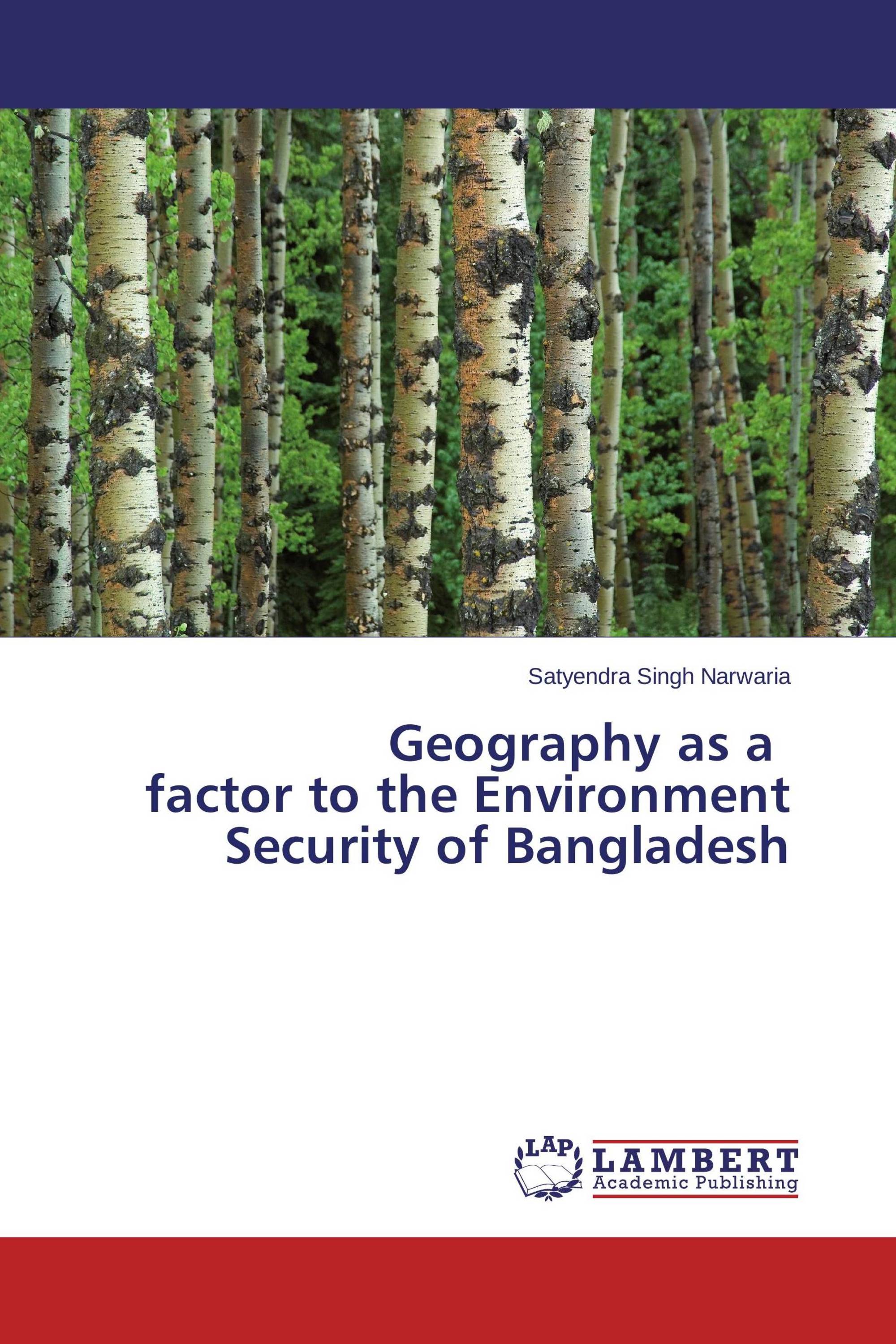 Geography as a factor for environmental security of Bangladesh