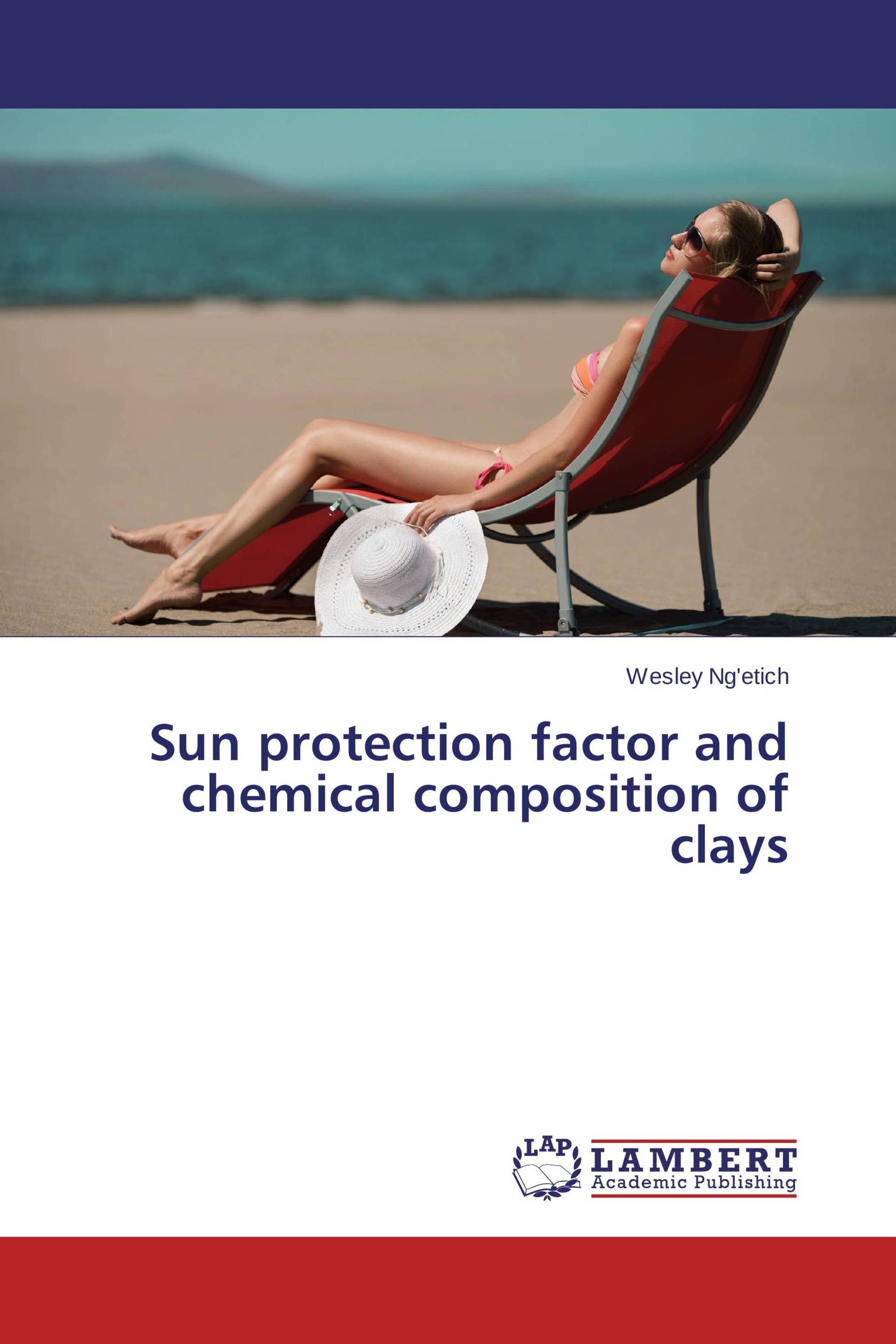 Sun protection factor and chemical composition of clays