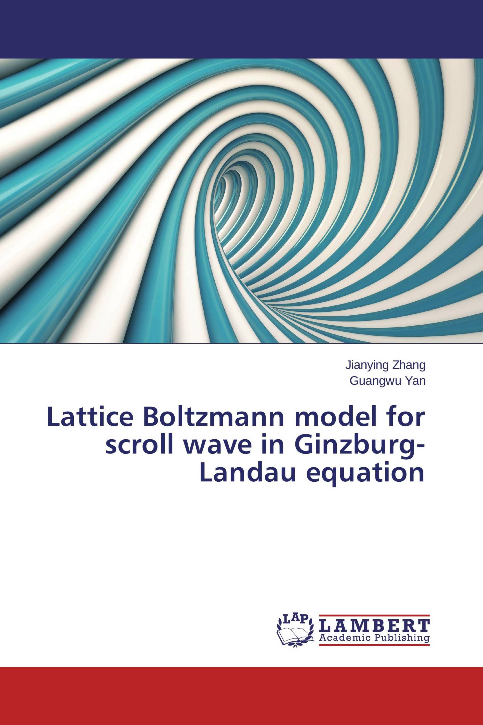 Lattice Boltzmann model for scroll wave in Ginzburg-Landau equation