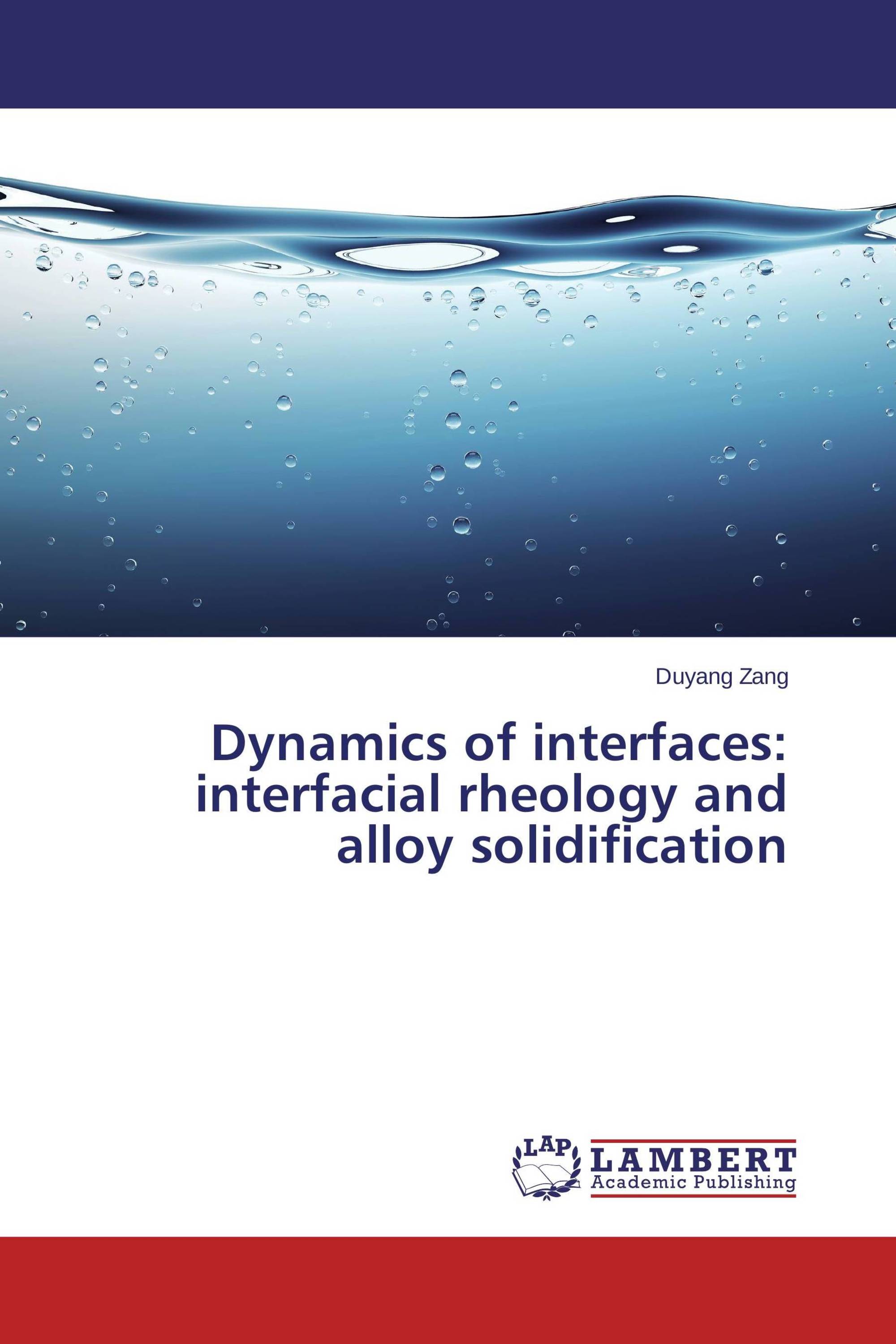 Dynamics of interfaces: interfacial rheology and alloy solidification