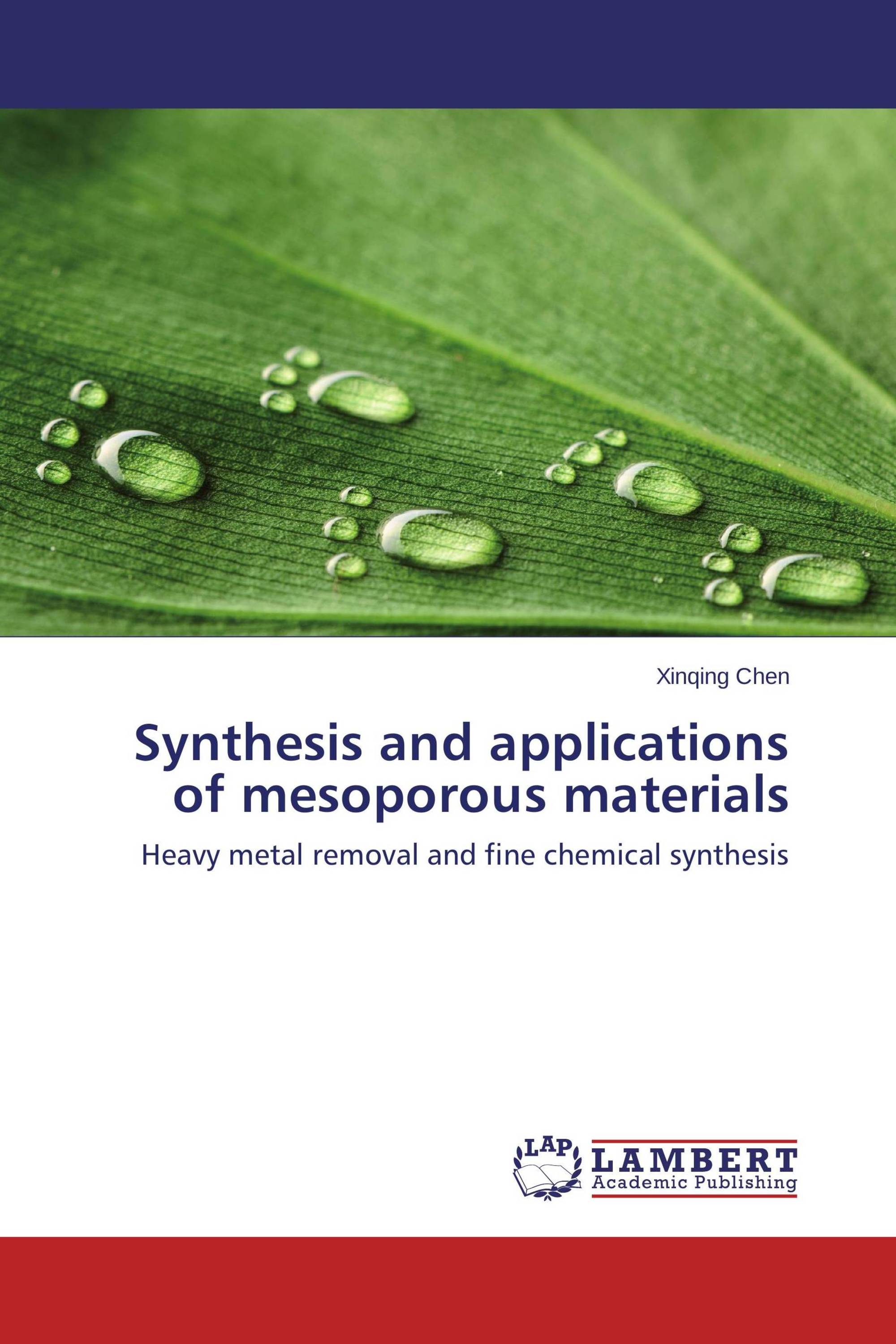 Synthesis and applications of mesoporous materials