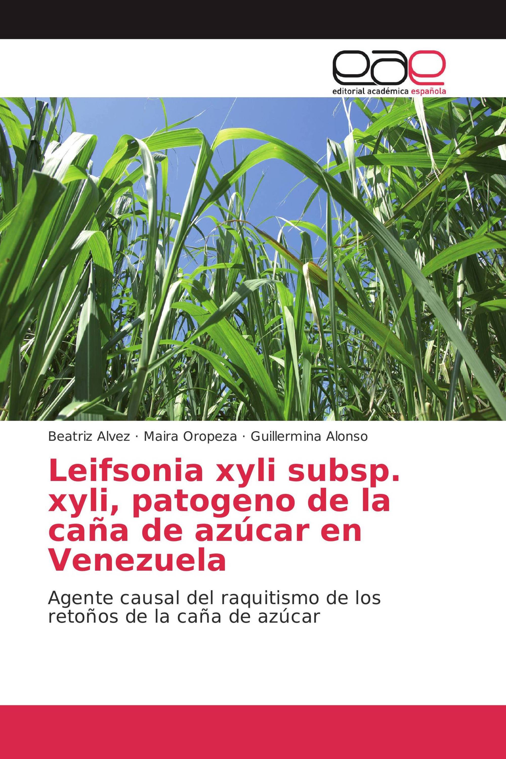 Leifsonia xyli subsp. xyli, patogeno de la caña de azúcar en Venezuela