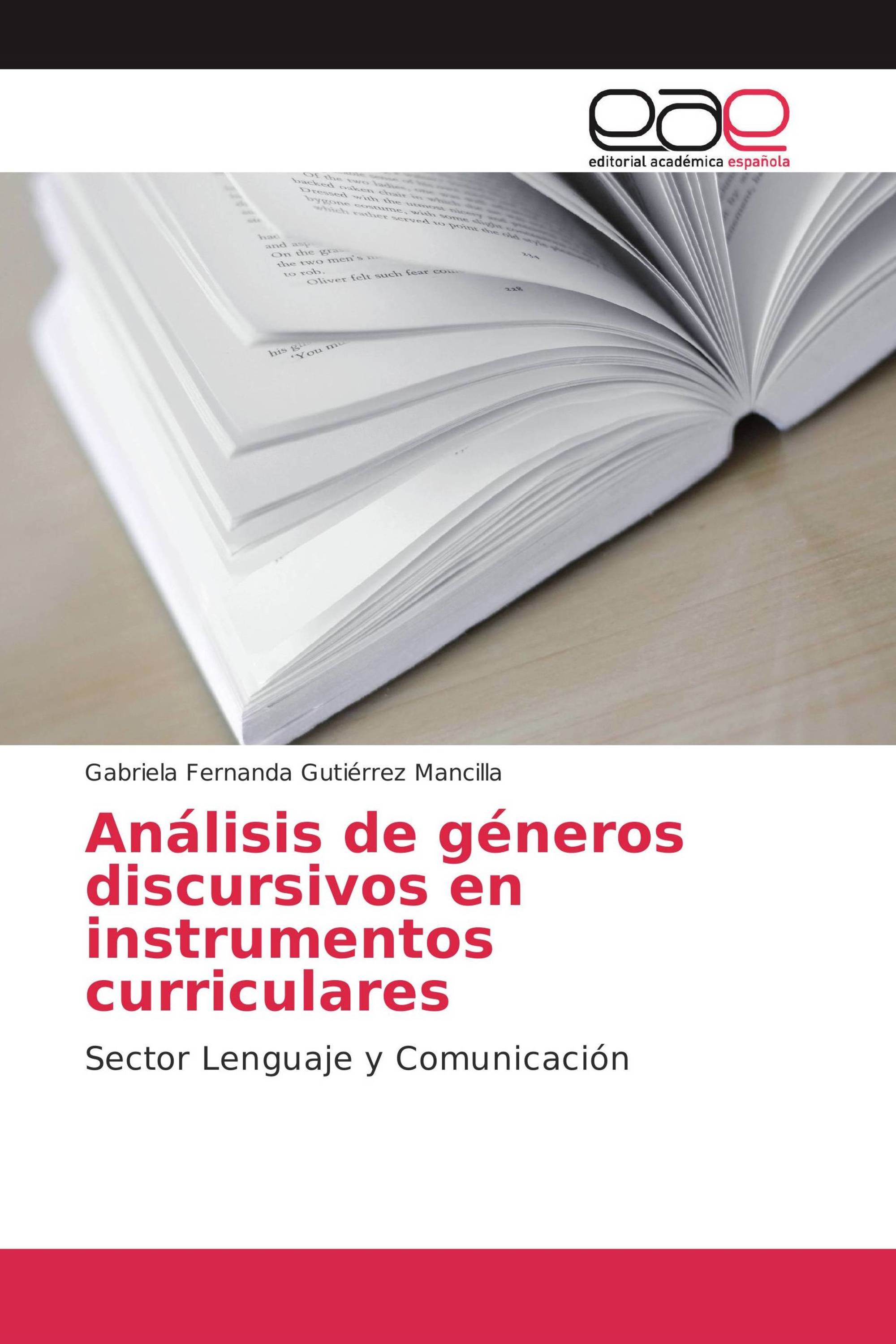 Análisis de géneros discursivos en instrumentos curriculares