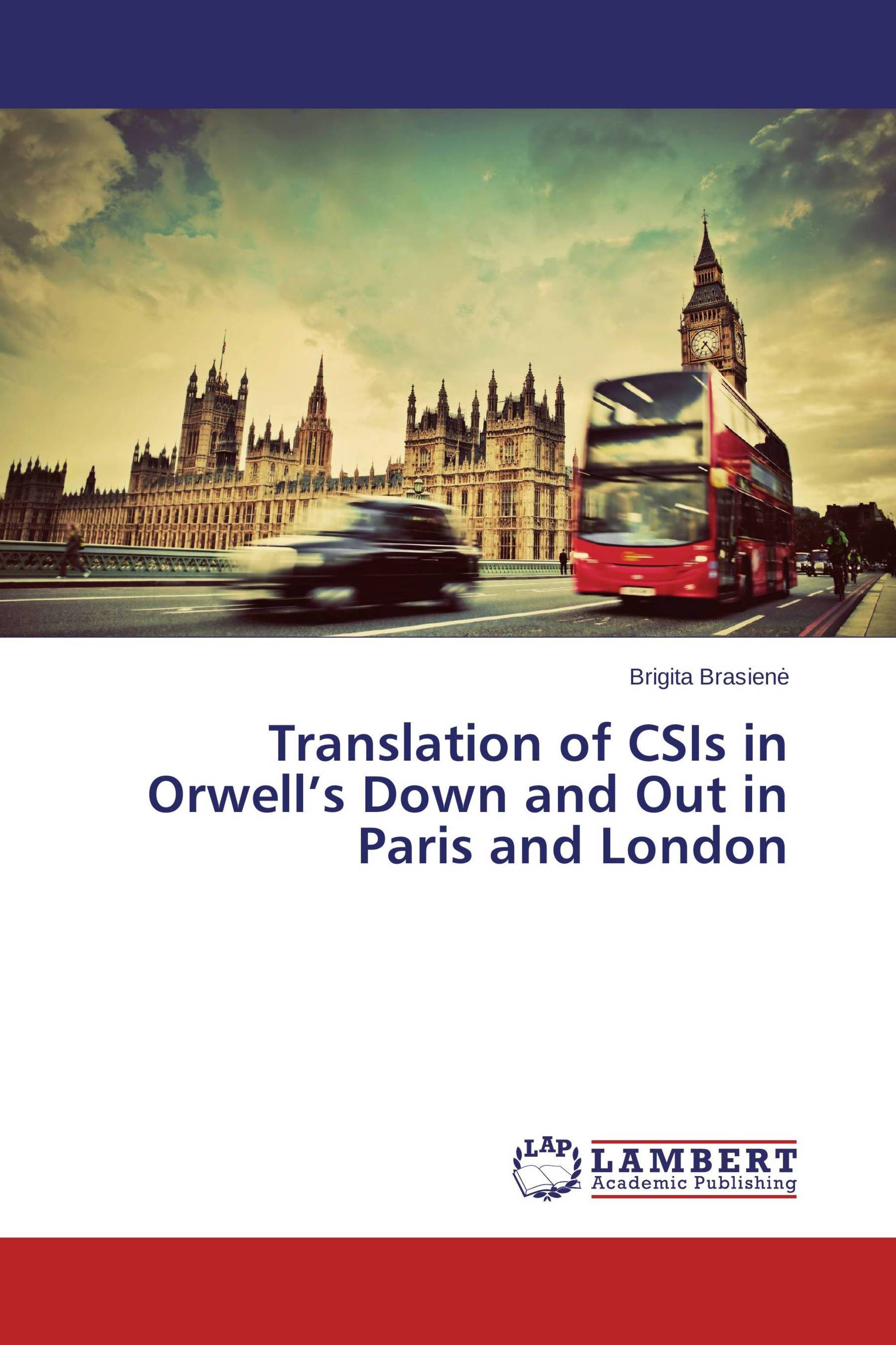 Translation of CSIs in Orwell’s Down and Out in Paris and London