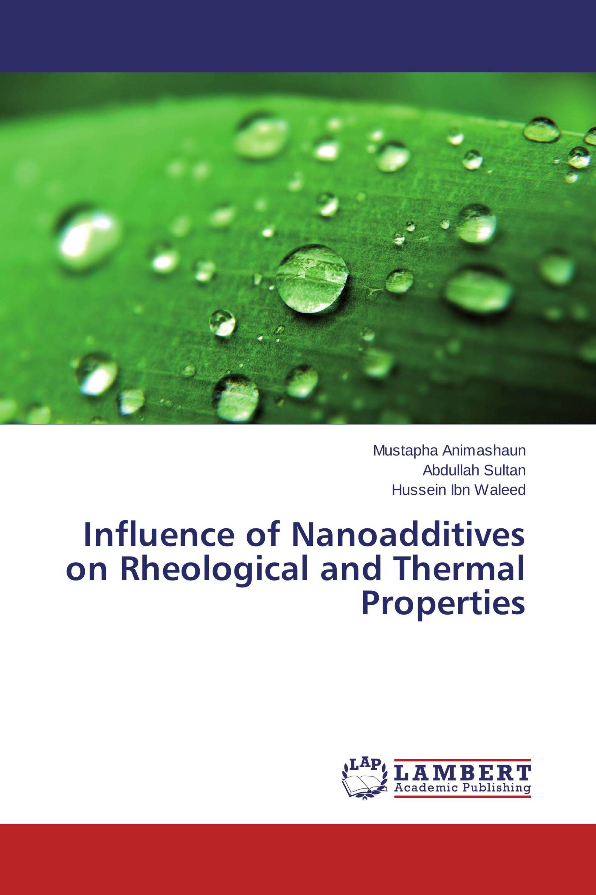 Influence of Nanoadditives on Rheological and Thermal Properties