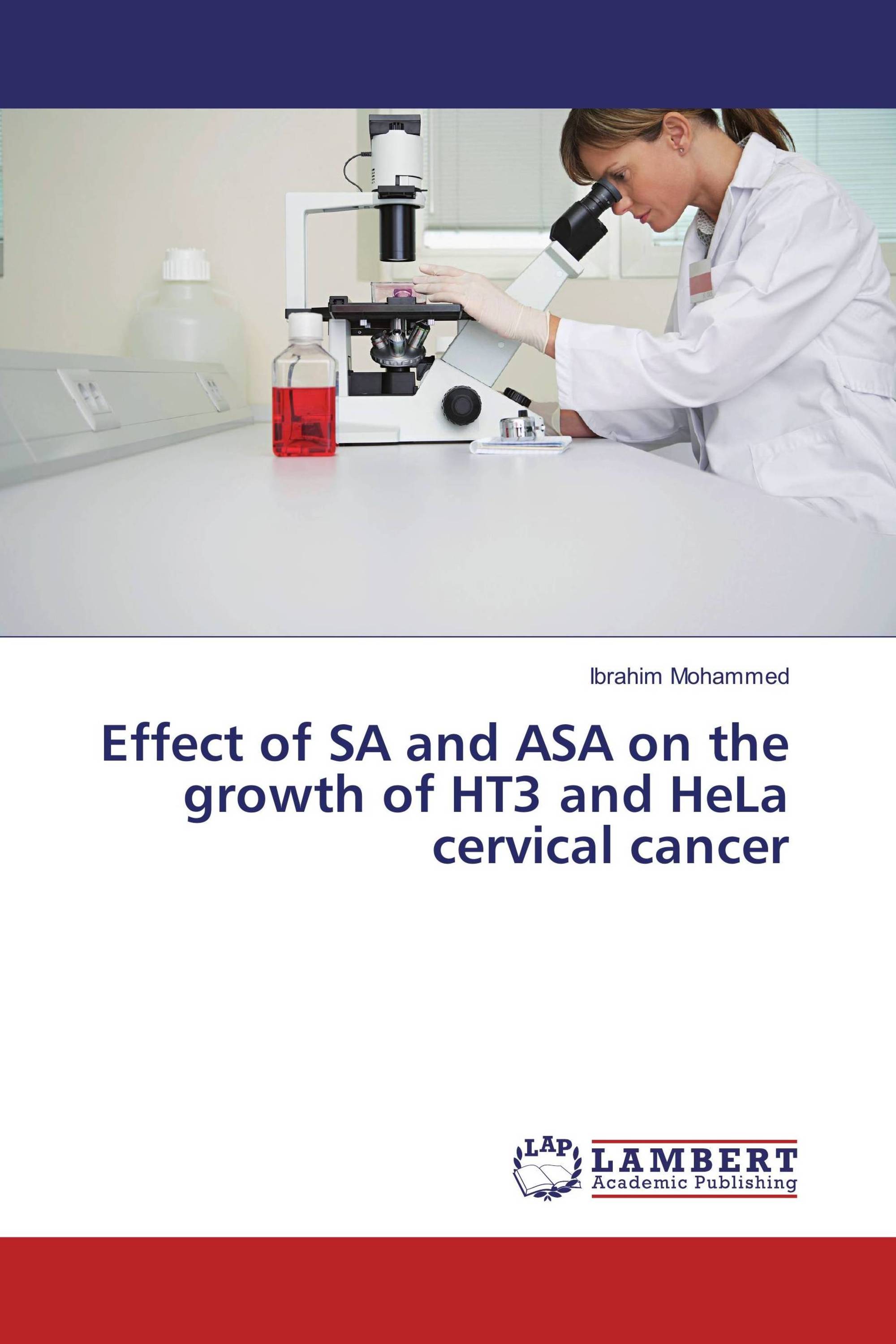 Effect of SA and ASA on the growth of HT3 and HeLa cervical cancer