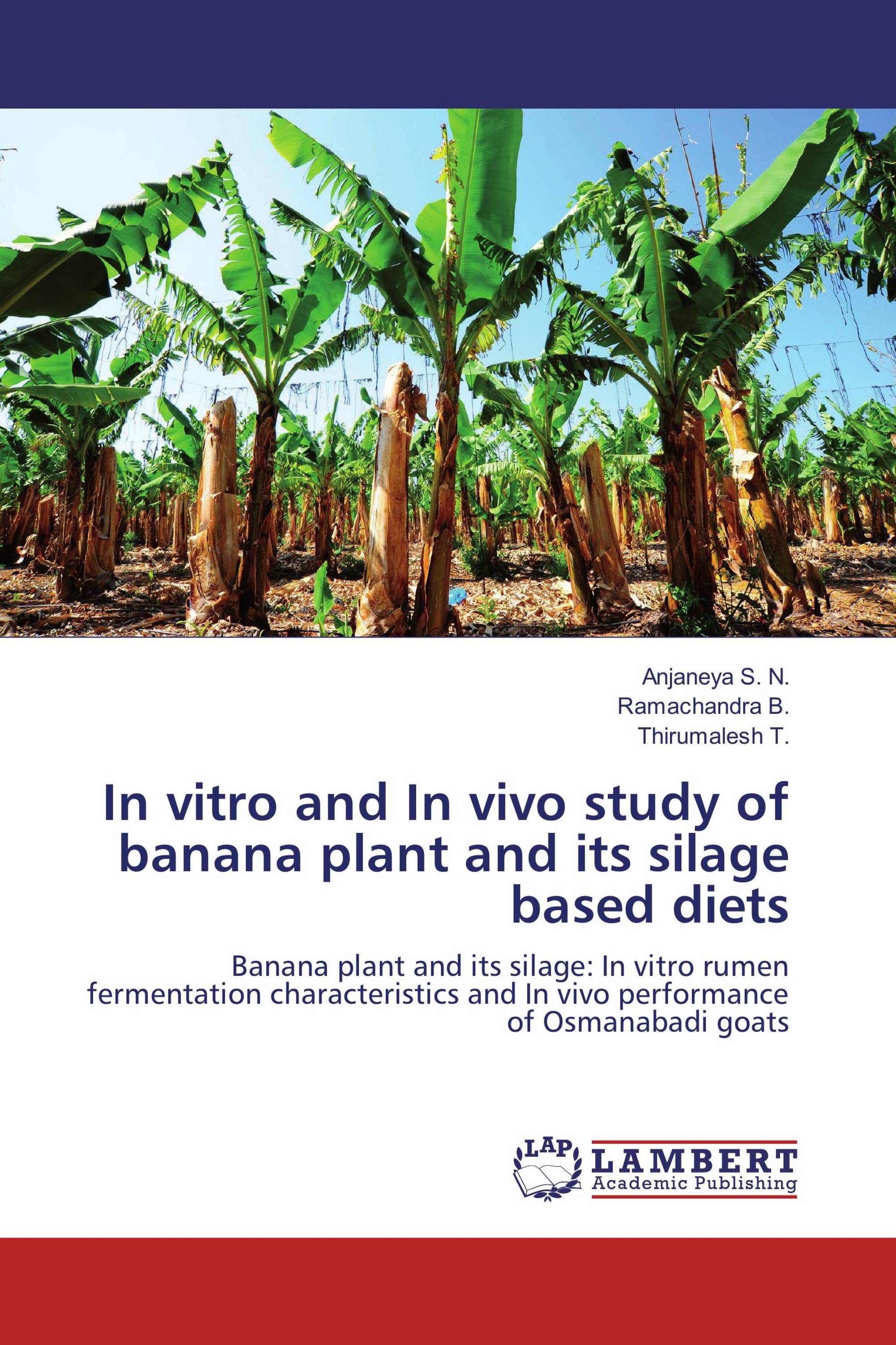 In vitro and In vivo study of banana plant and its silage based diets