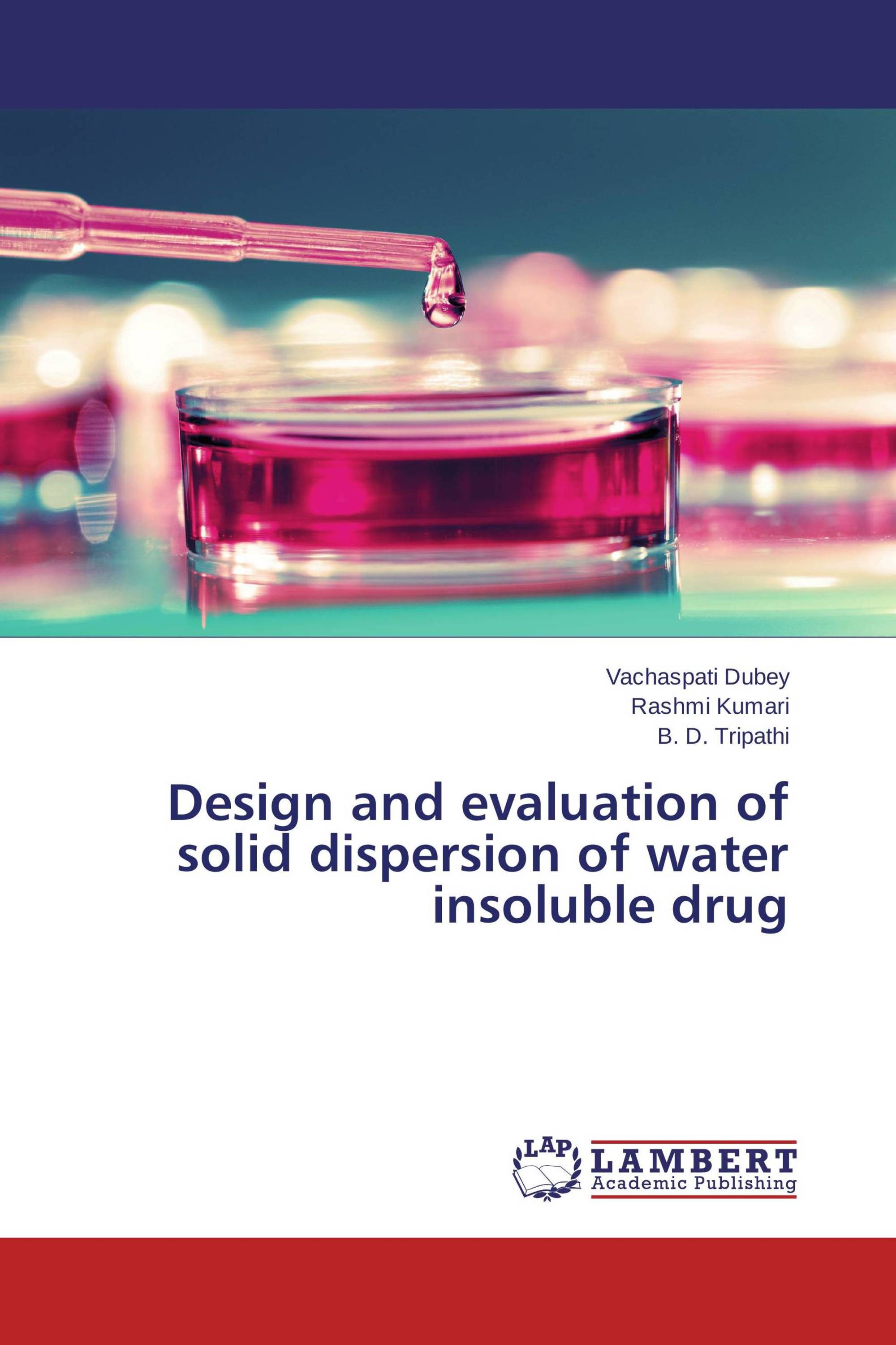 Design and evaluation of solid dispersion of water insoluble drug