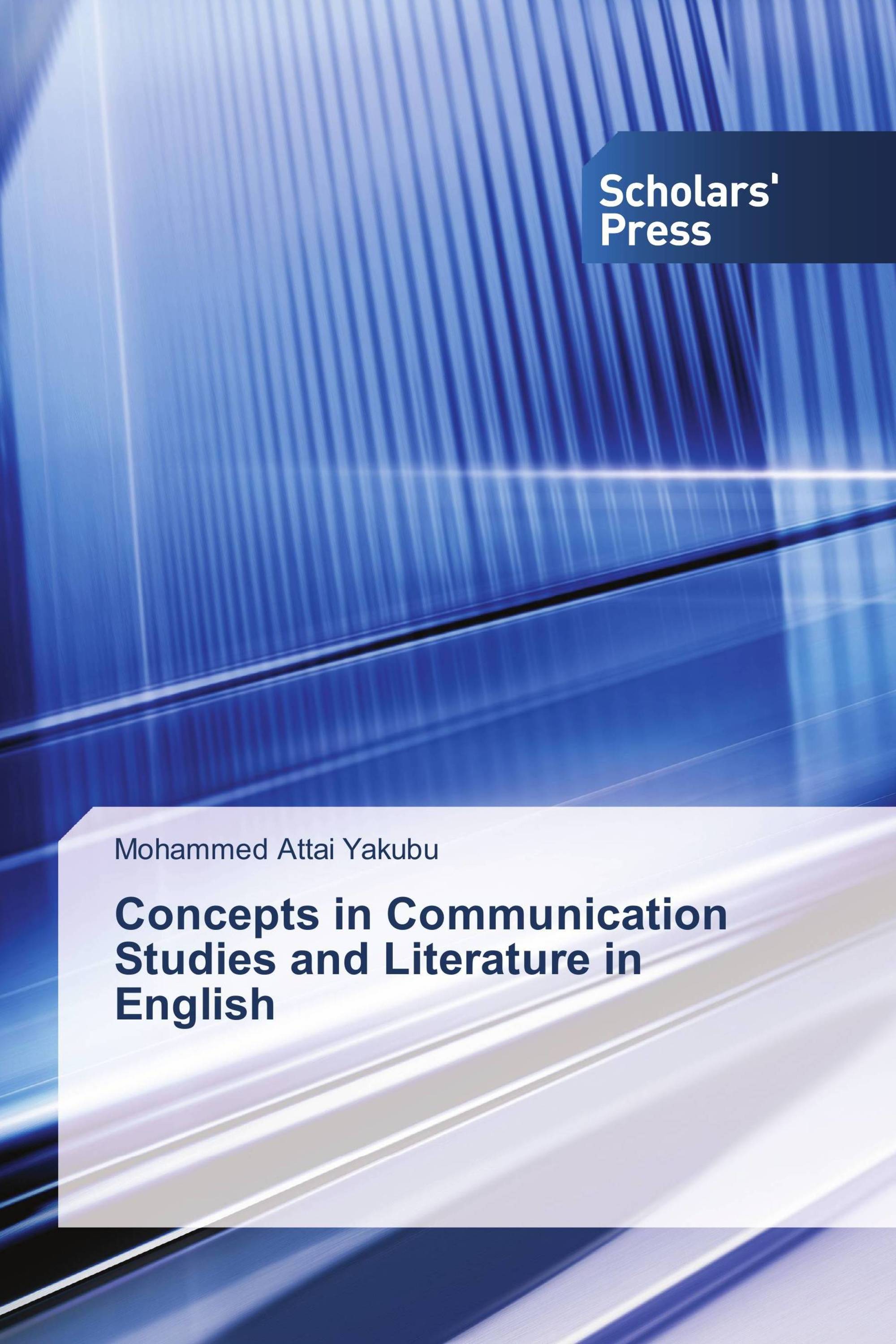 Concepts in Communication Studies and Literature in English