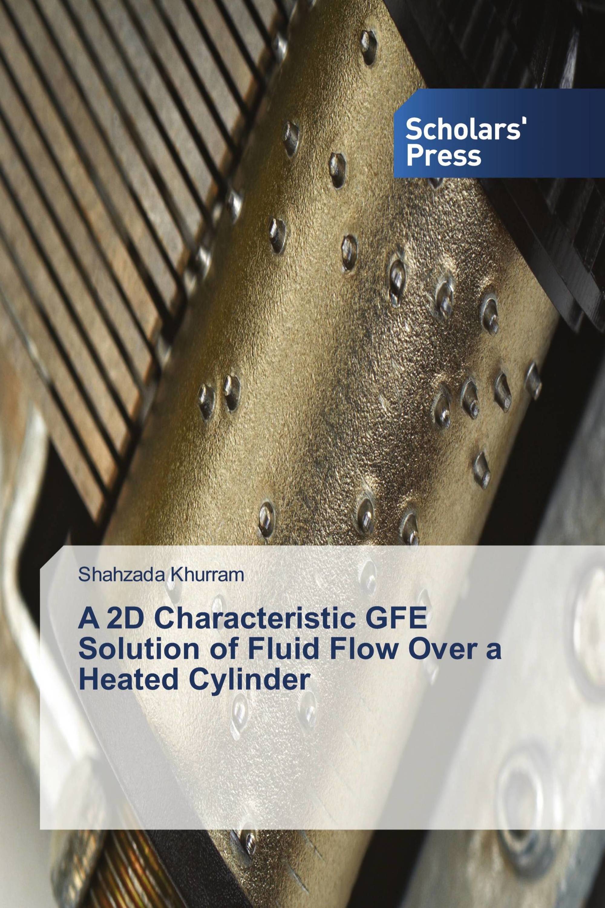 A 2D Characteristic GFE Solution of Fluid Flow Over a Heated Cylinder