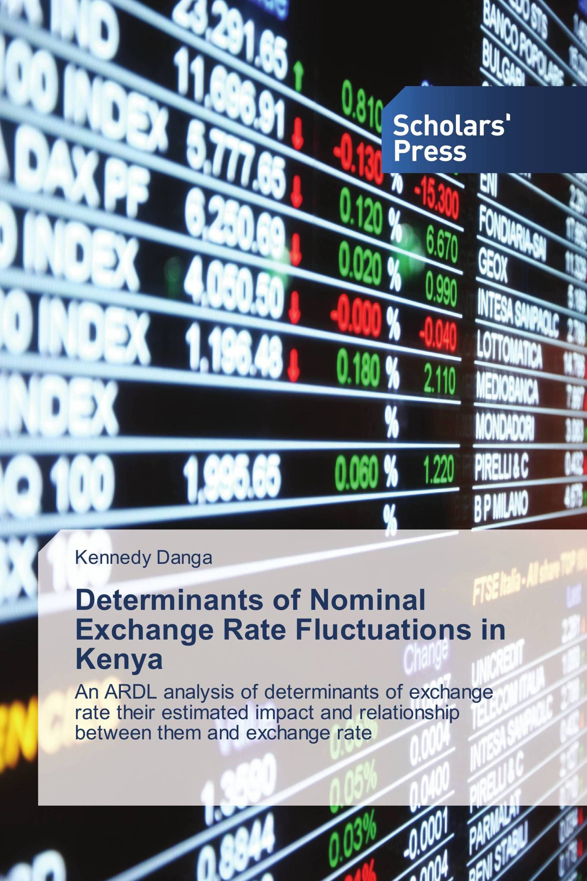 Determinants of Nominal Exchange Rate Fluctuations in Kenya