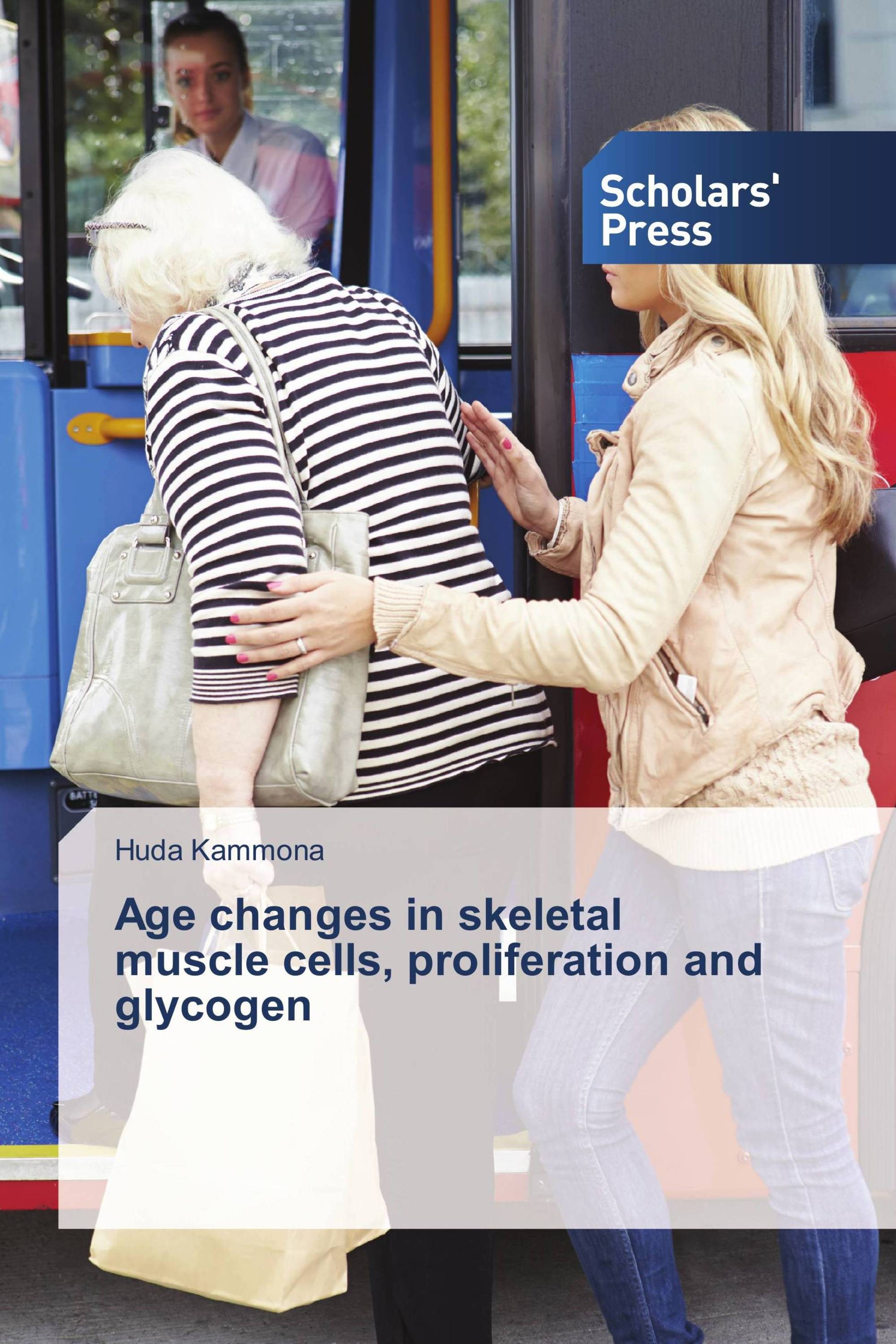 Age changes in skeletal muscle cells, proliferation and glycogen