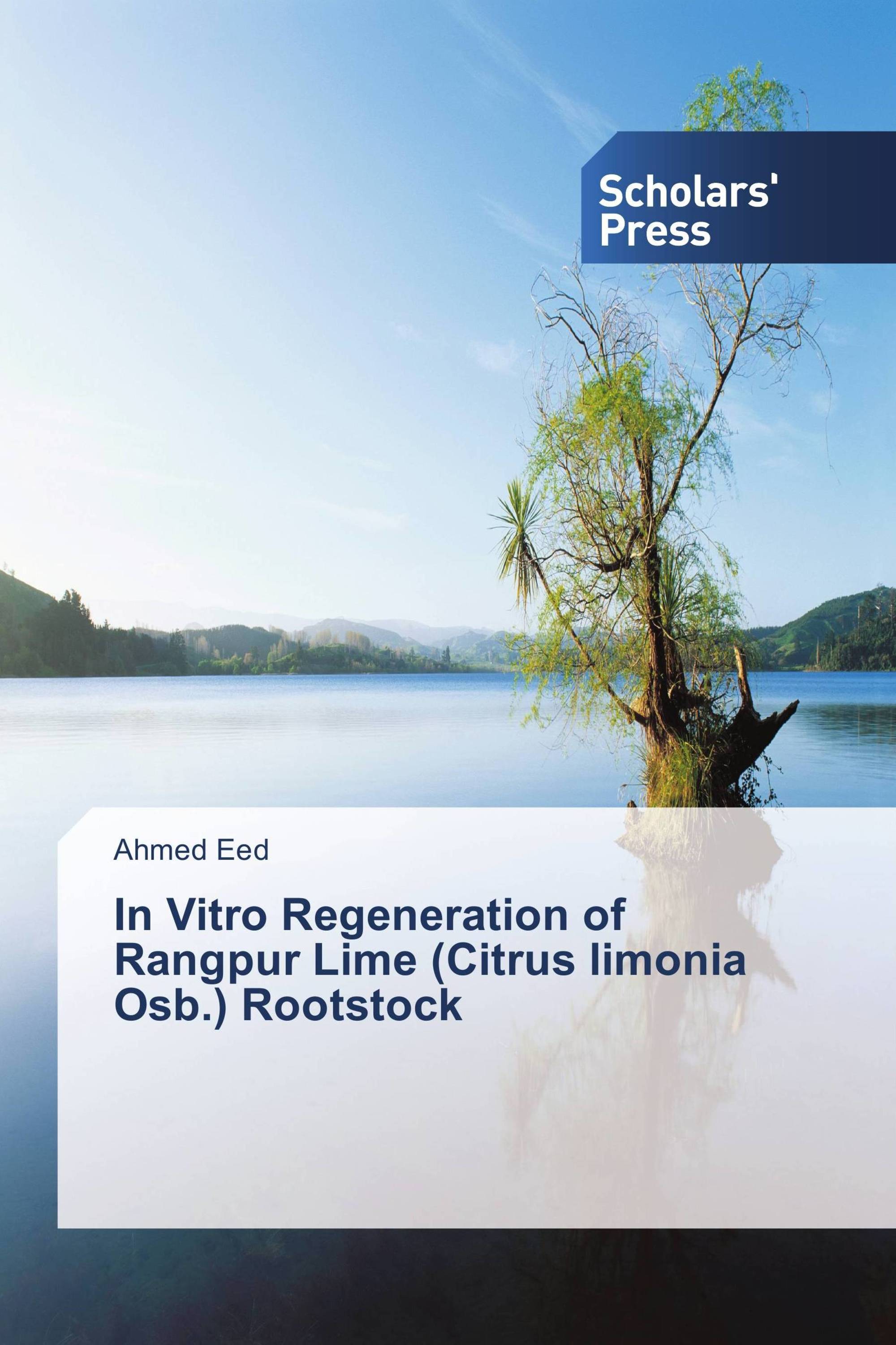 In Vitro Regeneration of Rangpur Lime (Citrus limonia Osb.) Rootstock