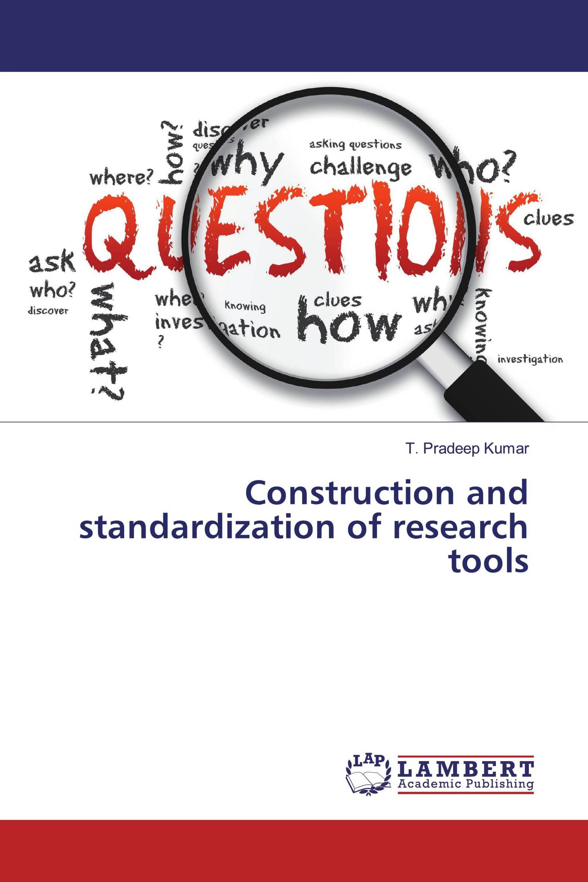 Construction and standardization of research tools