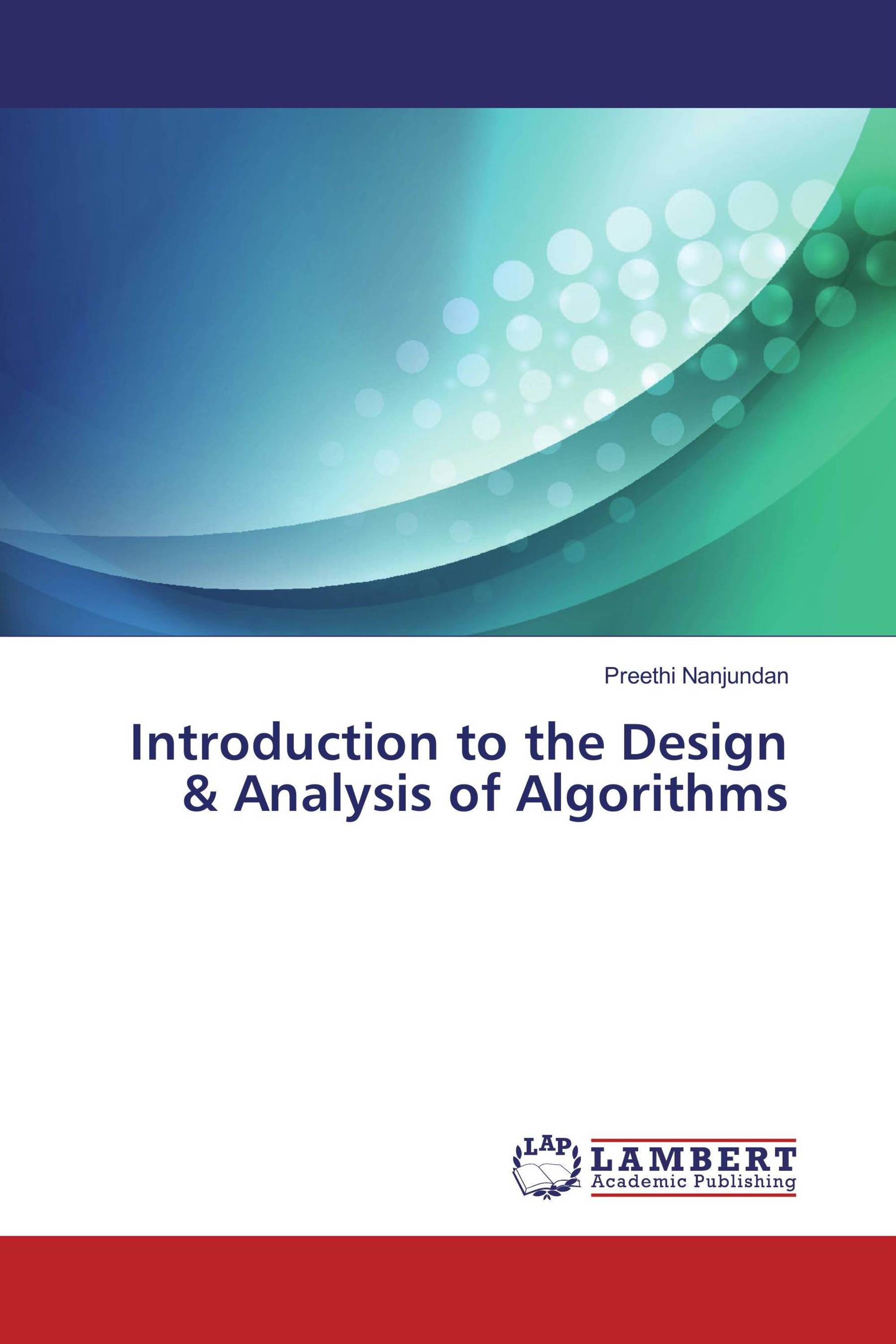 Introduction to the Design & Analysis of Algorithms